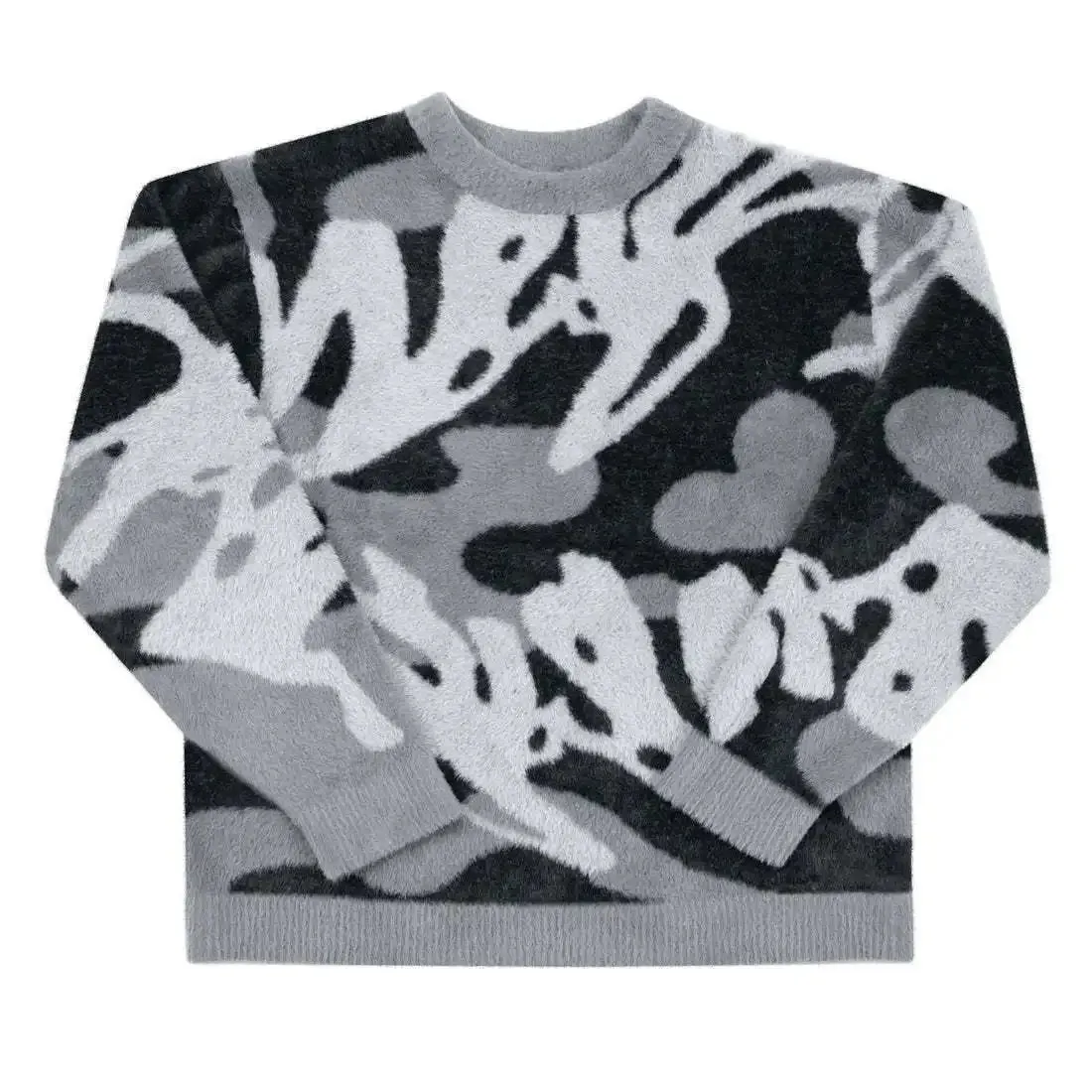 2024 Autumn And WWinter Season Men's And Women's Hip-hop Pullover Knitted Sweater Retro Street Top Y2k Fashion Trend Clothing