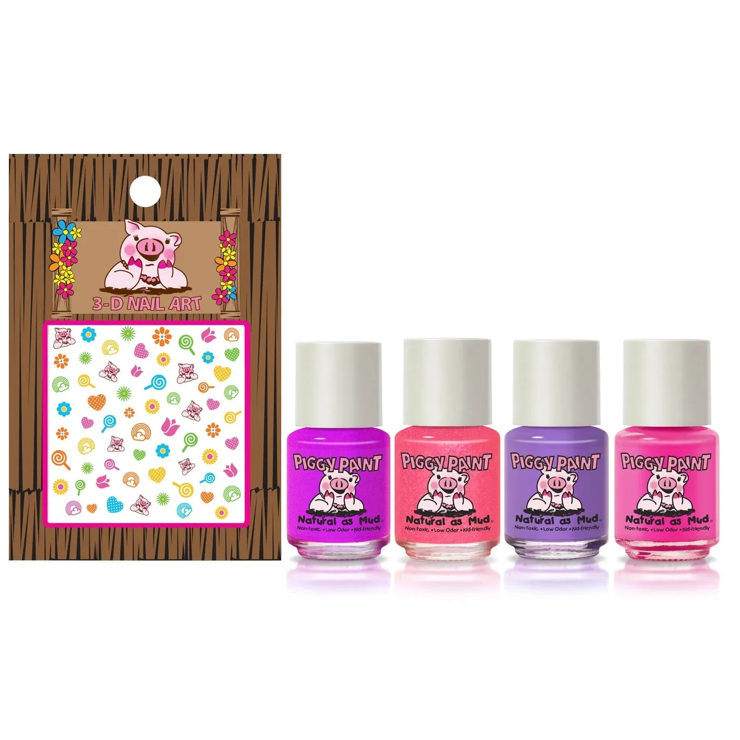4 Color Gift Set - Swirls and Twirls