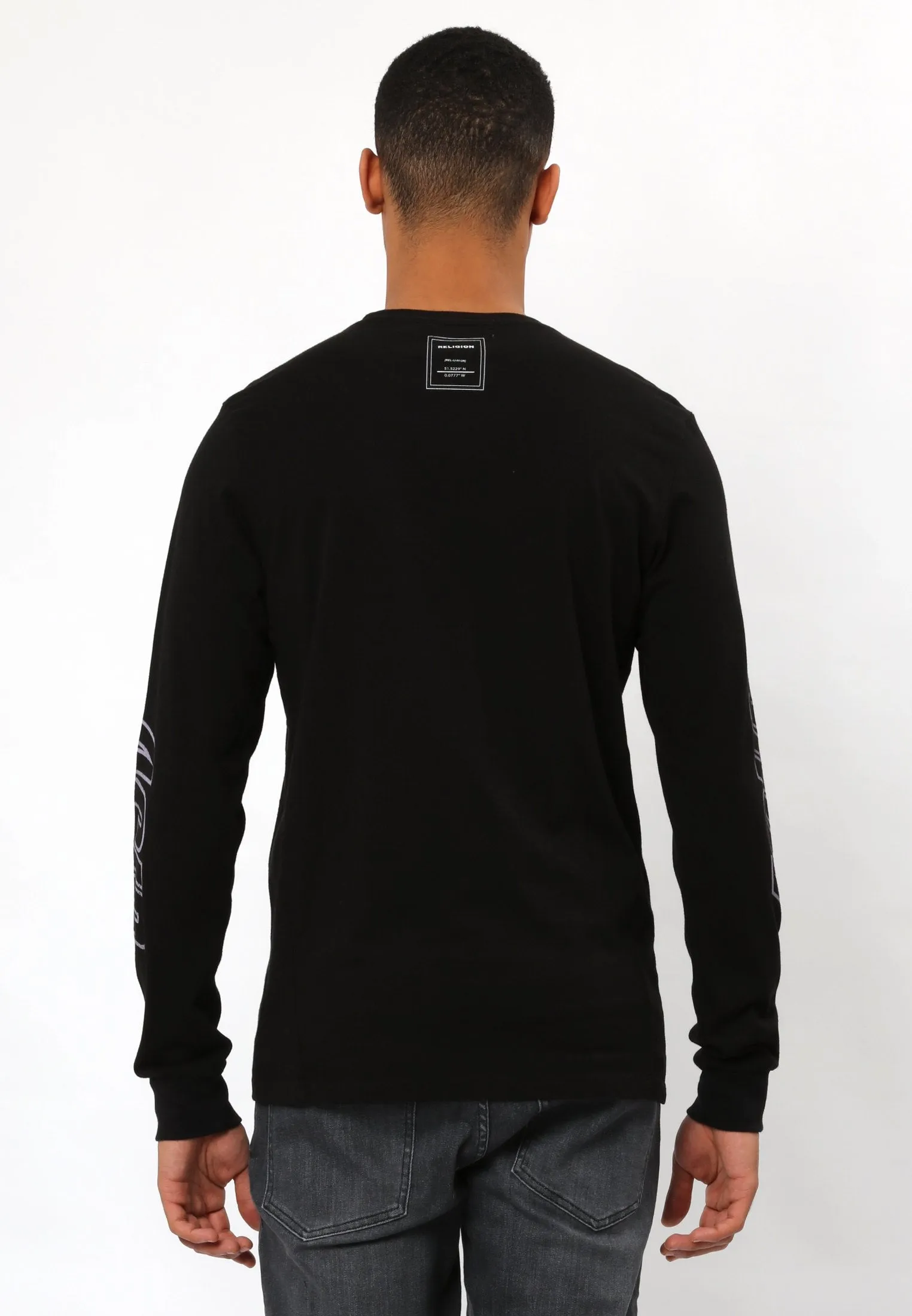 ACID RAVE LS T-SHIRT BLACK