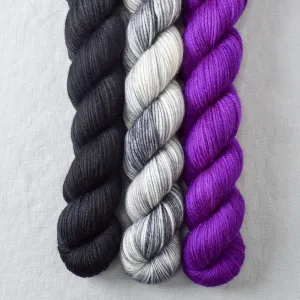 Blarney Stone, Obsidian, Violaceous - Yowza Mini Trio - Babette