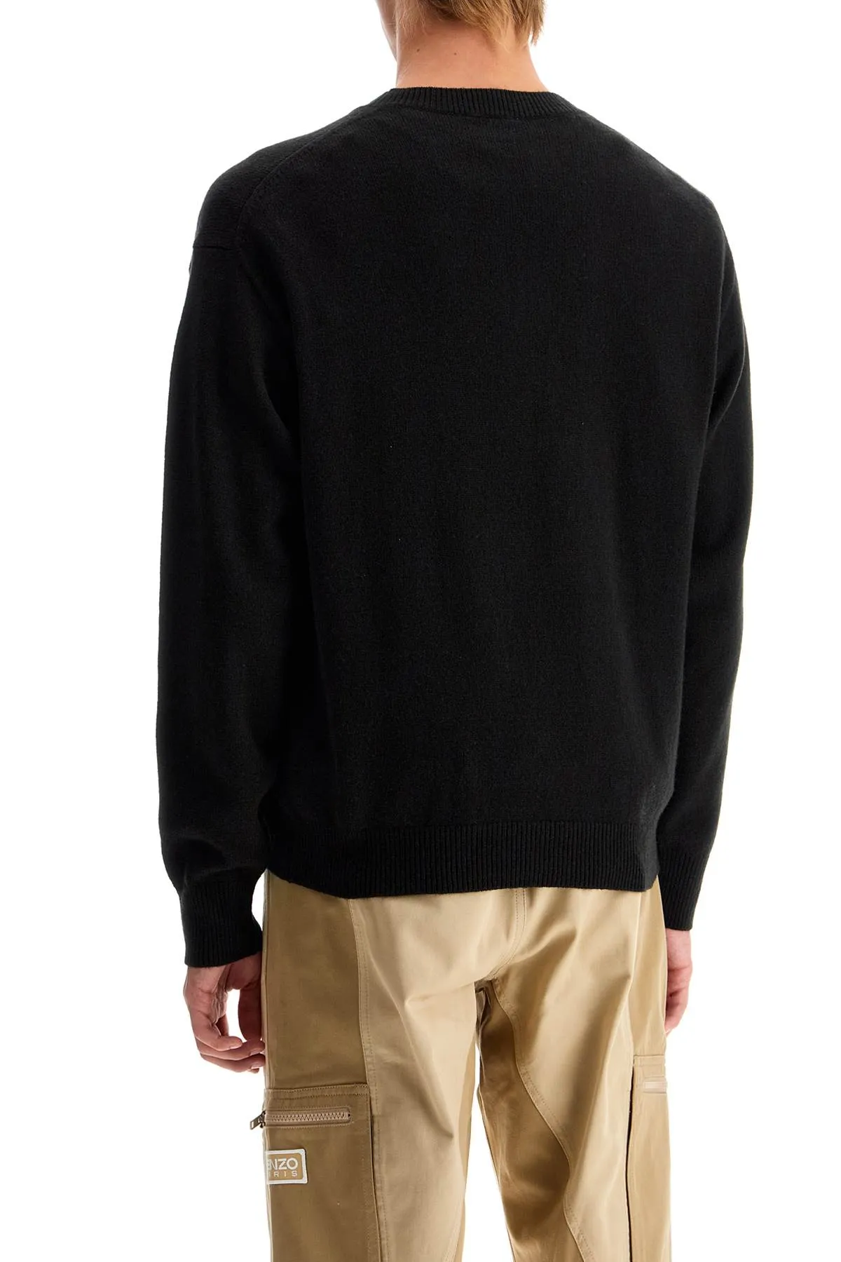 boke flower wool sweater