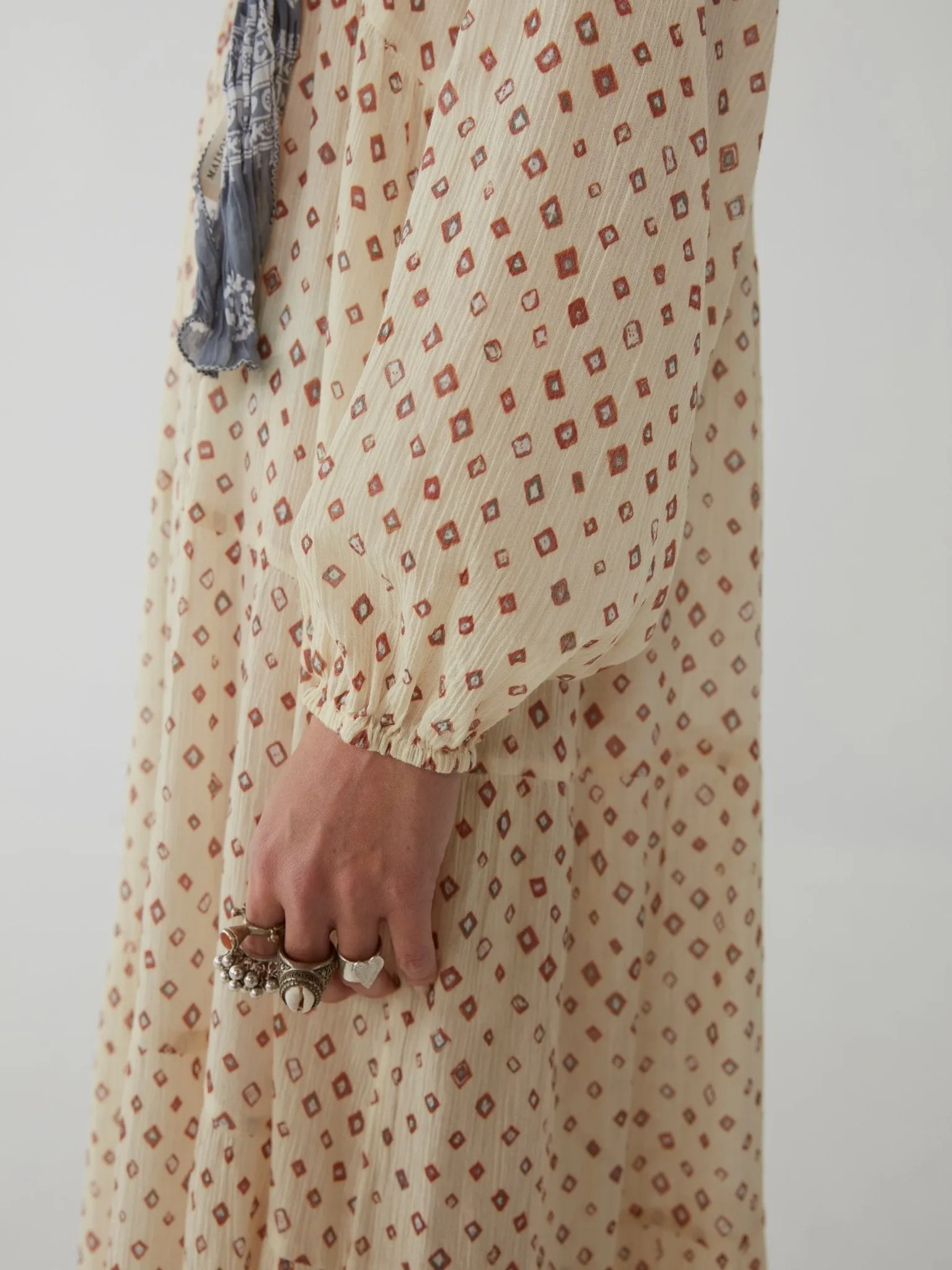 Didi Dress - Bandhani Spring Kulfi