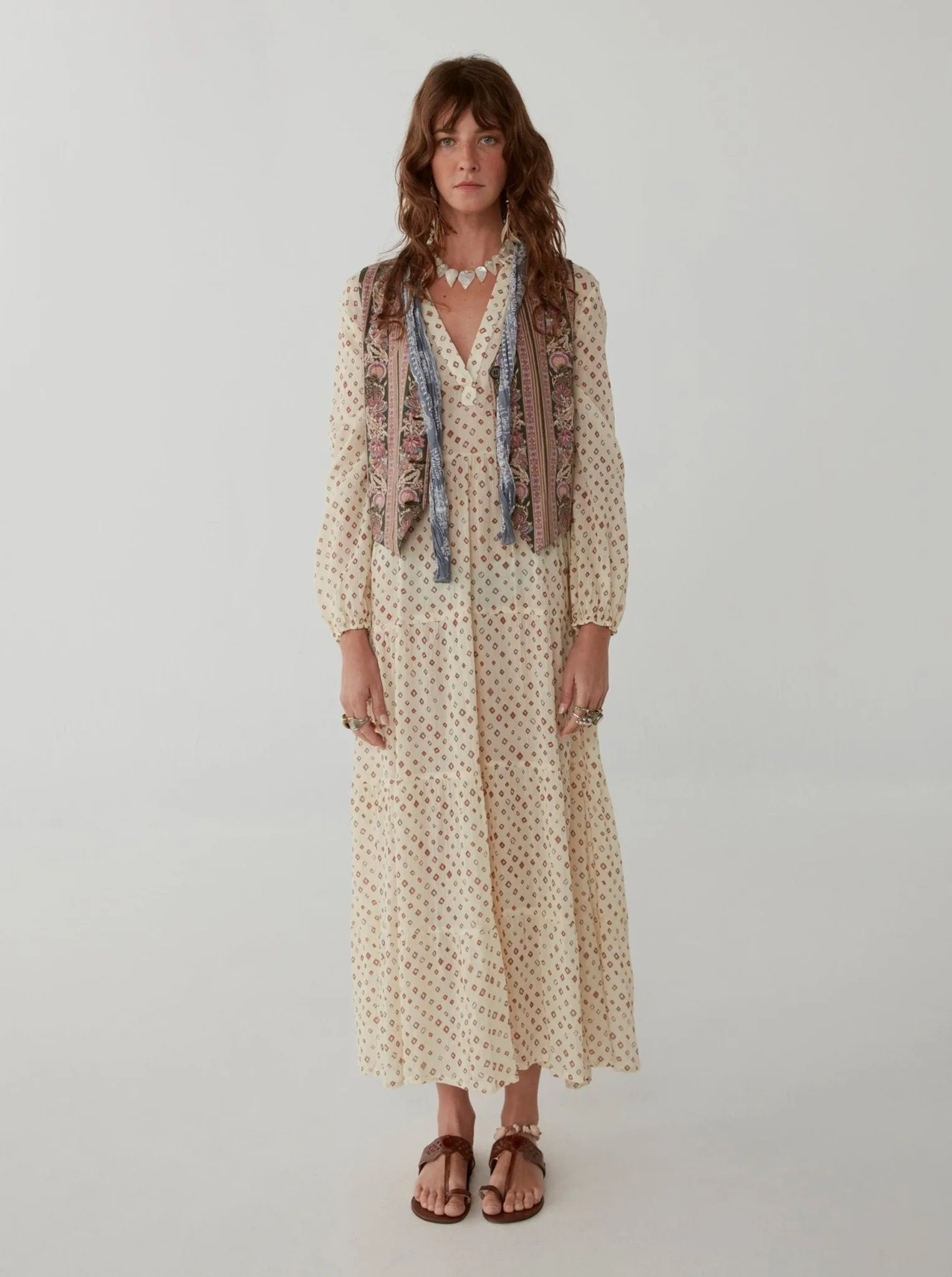 Didi Dress - Bandhani Spring Kulfi