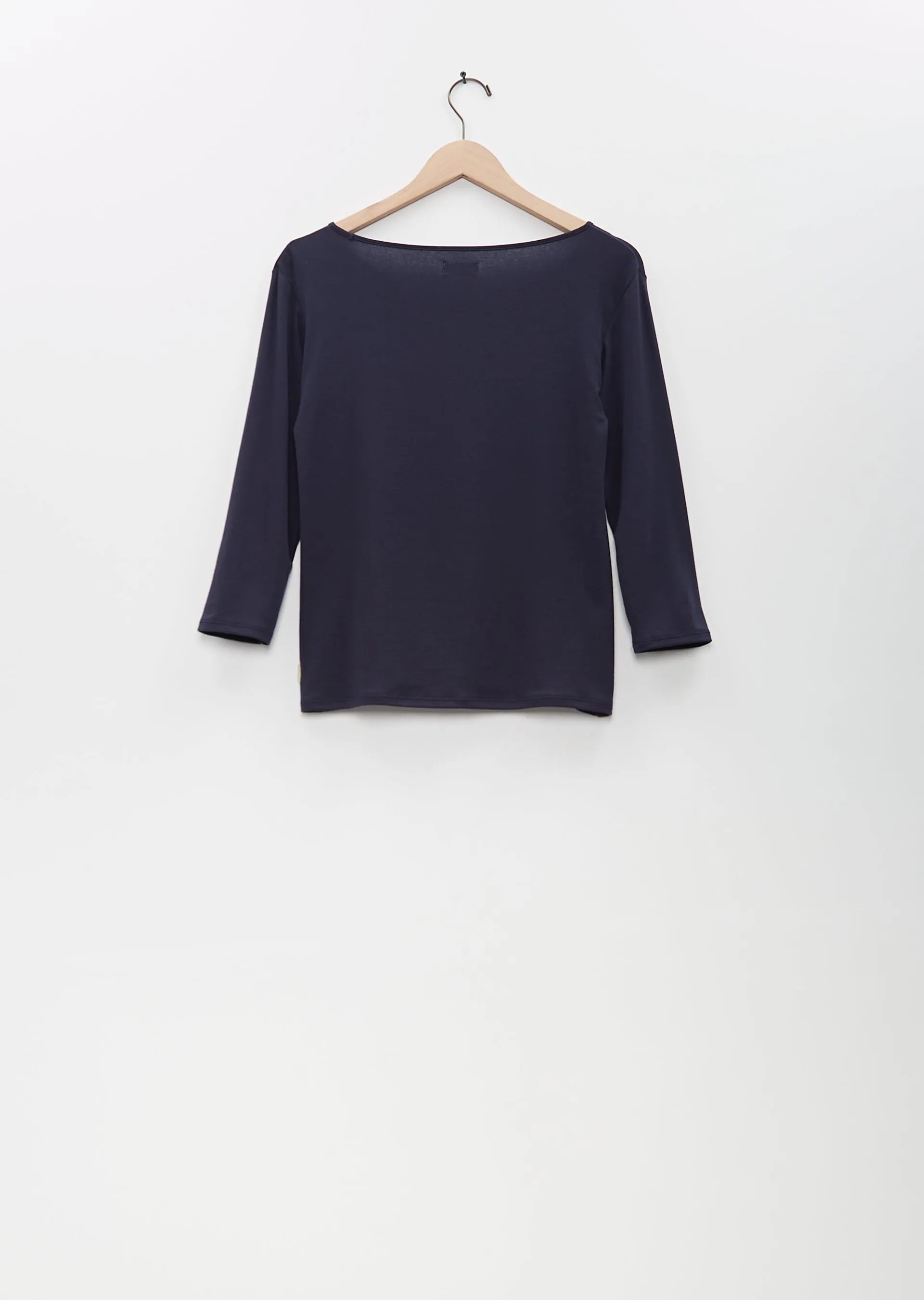 Didion Rib Tee — Navy