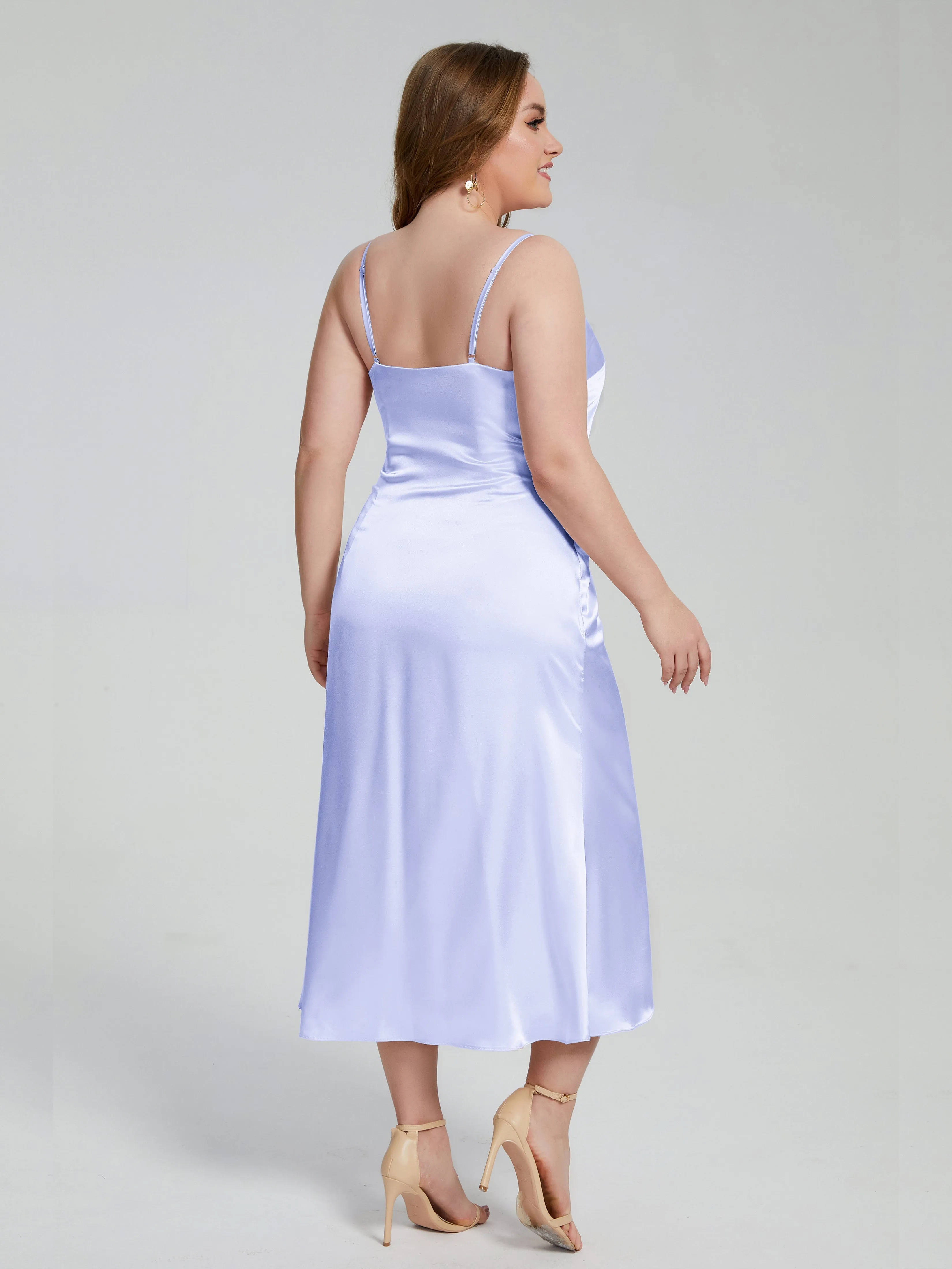 Harley Spaghetti Straps Plus Size Bridesmaid Dresses