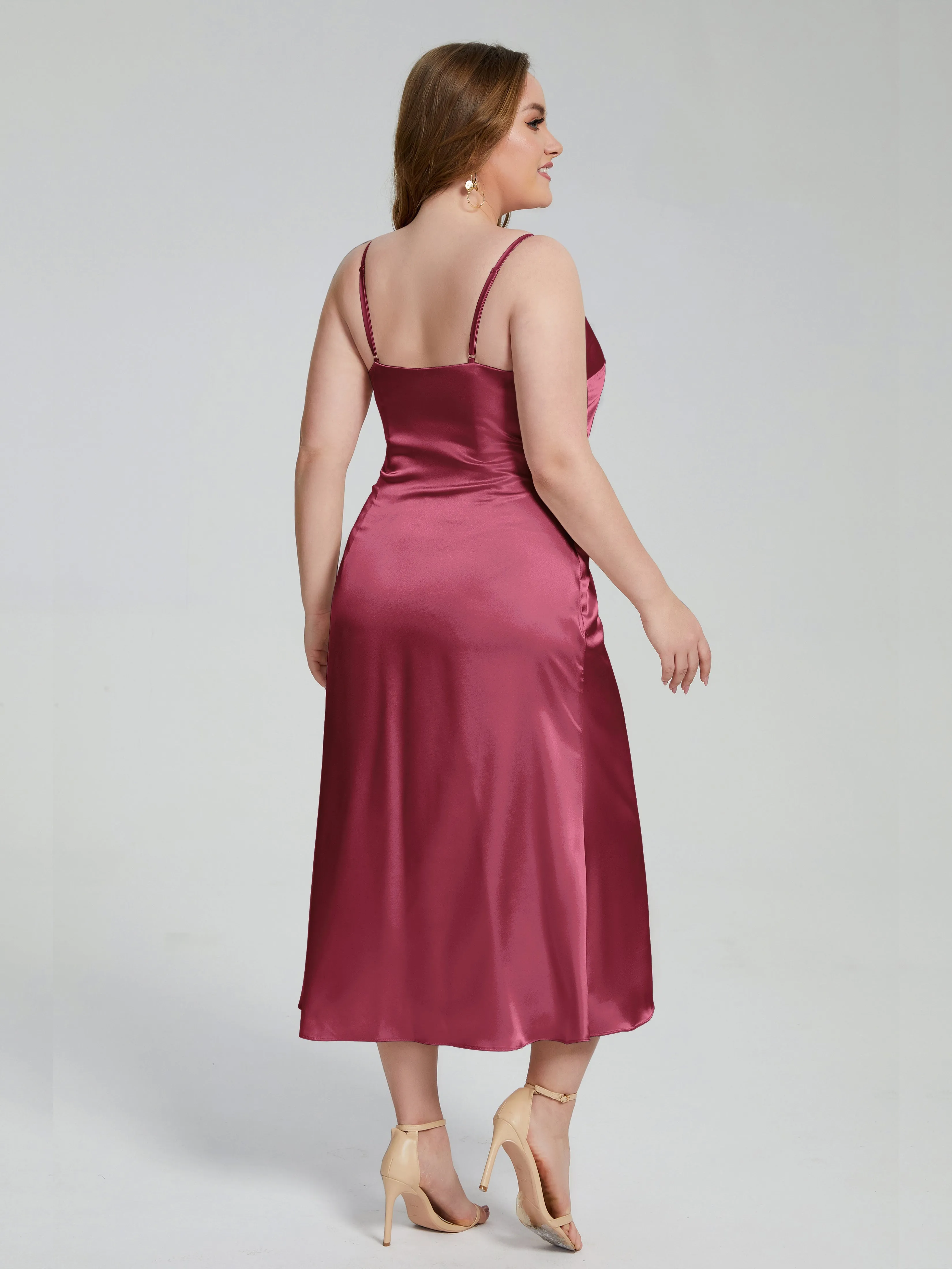 Harley Spaghetti Straps Plus Size Bridesmaid Dresses