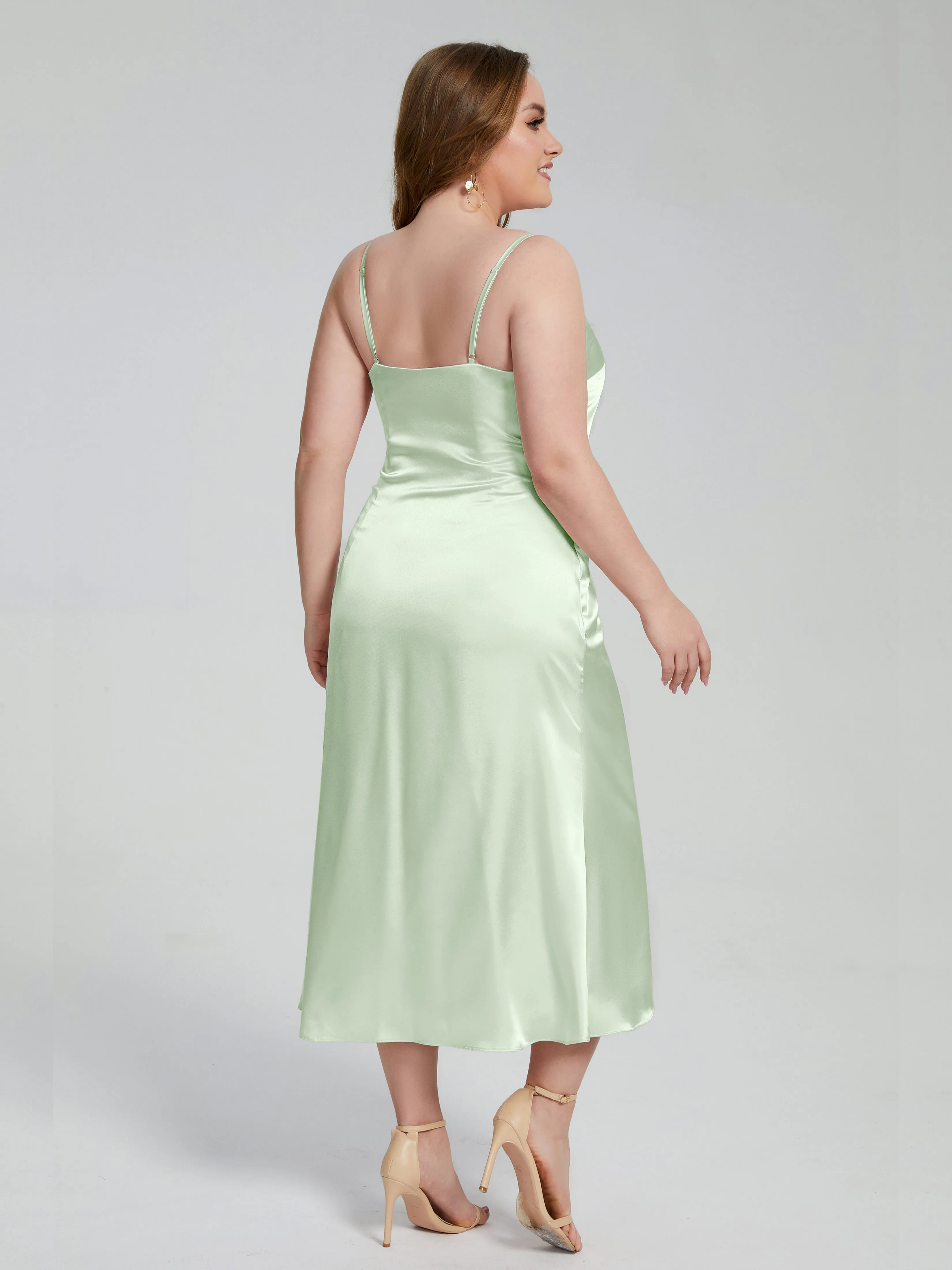 Harley Spaghetti Straps Plus Size Bridesmaid Dresses