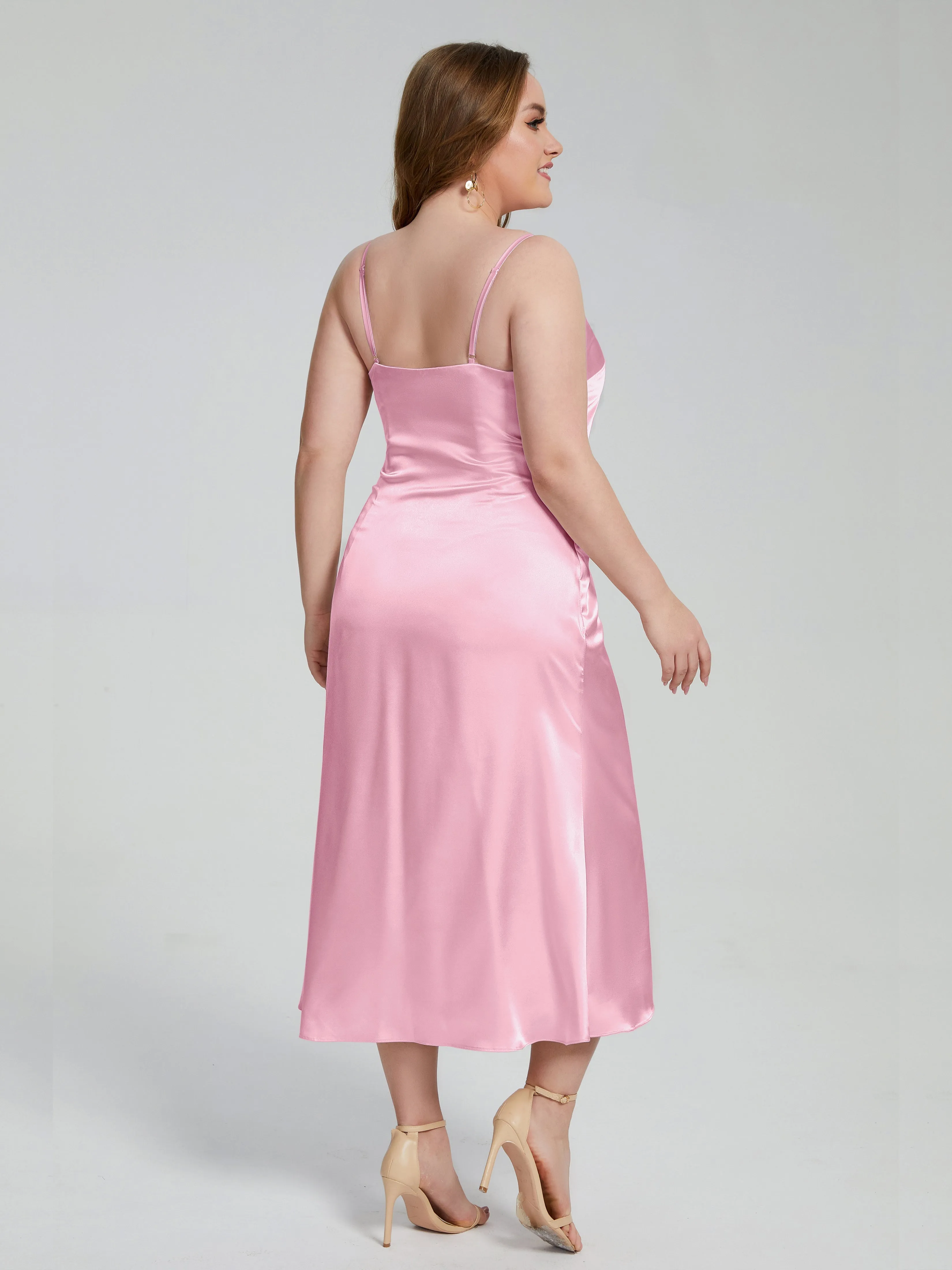 Harley Spaghetti Straps Plus Size Bridesmaid Dresses