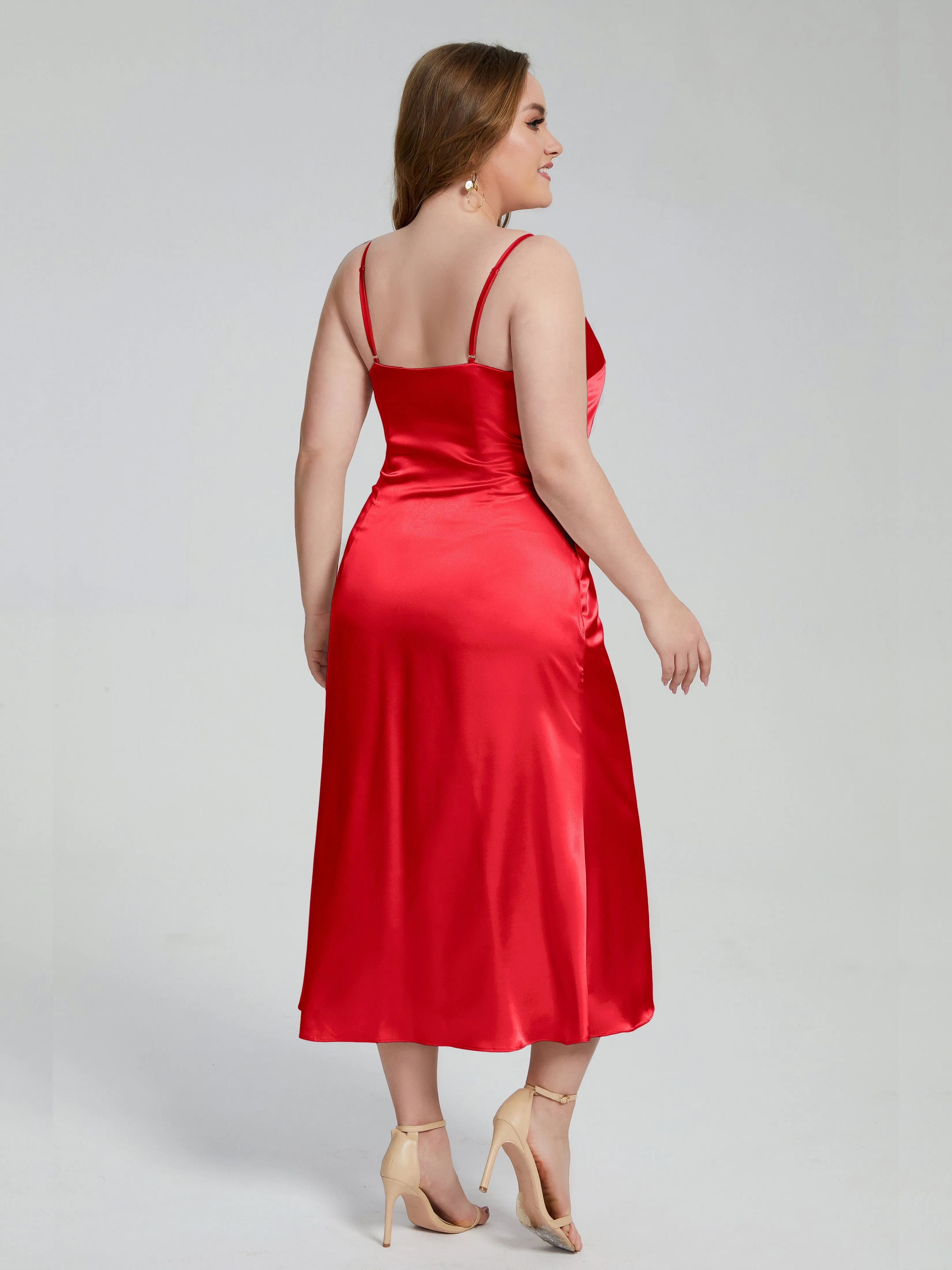 Harley Spaghetti Straps Plus Size Bridesmaid Dresses