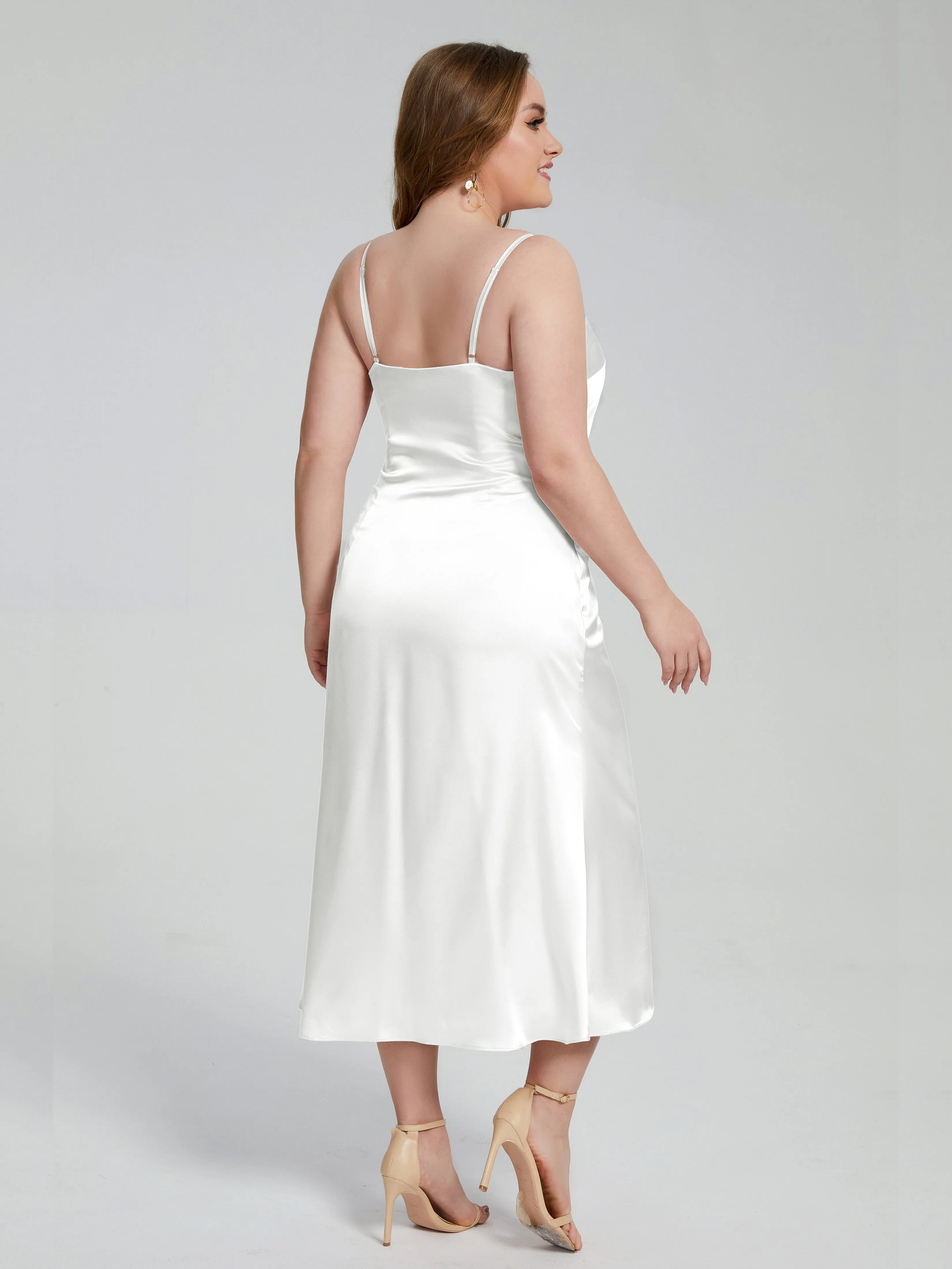 Harley Spaghetti Straps Plus Size Bridesmaid Dresses