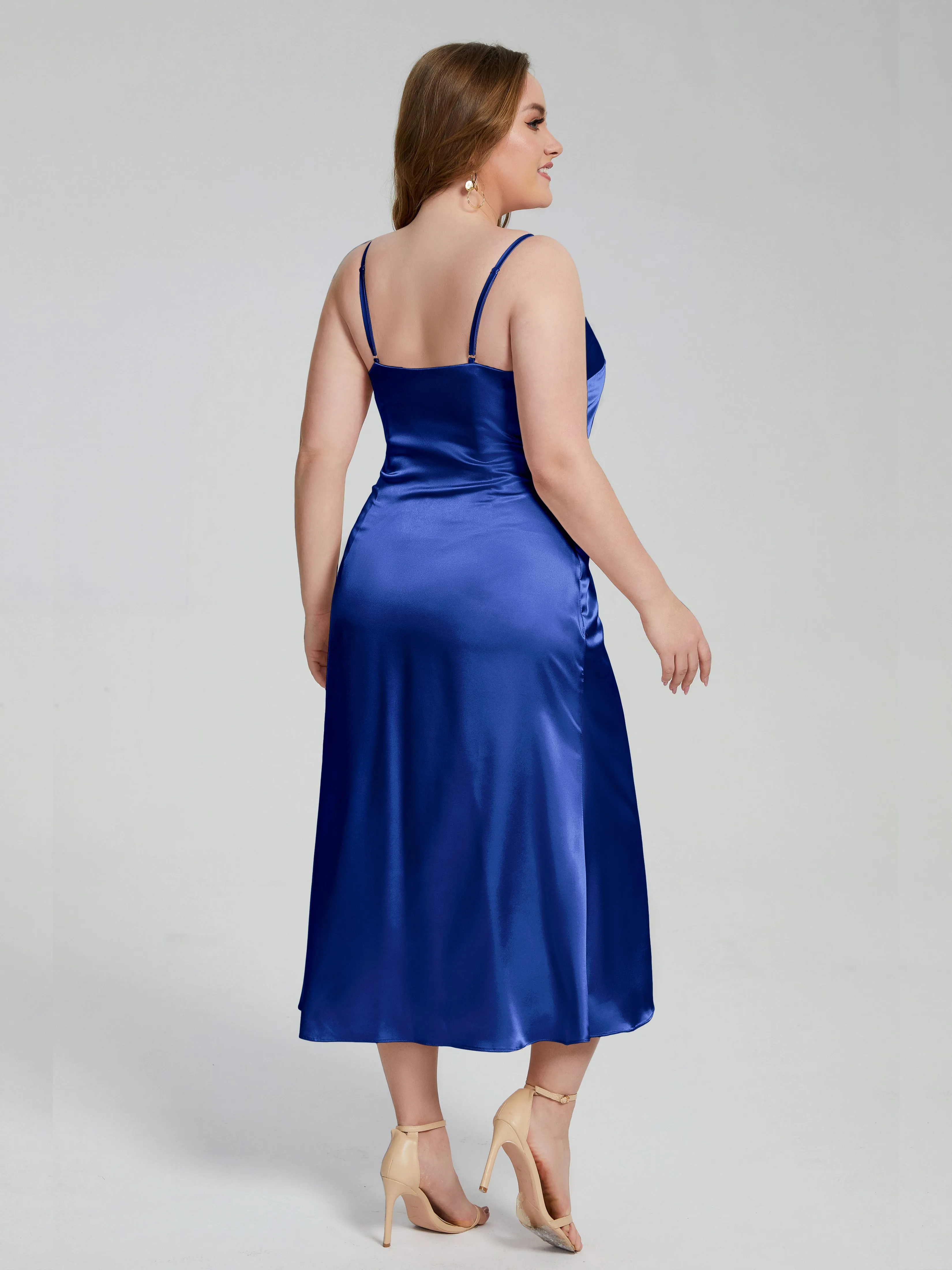 Harley Spaghetti Straps Plus Size Bridesmaid Dresses