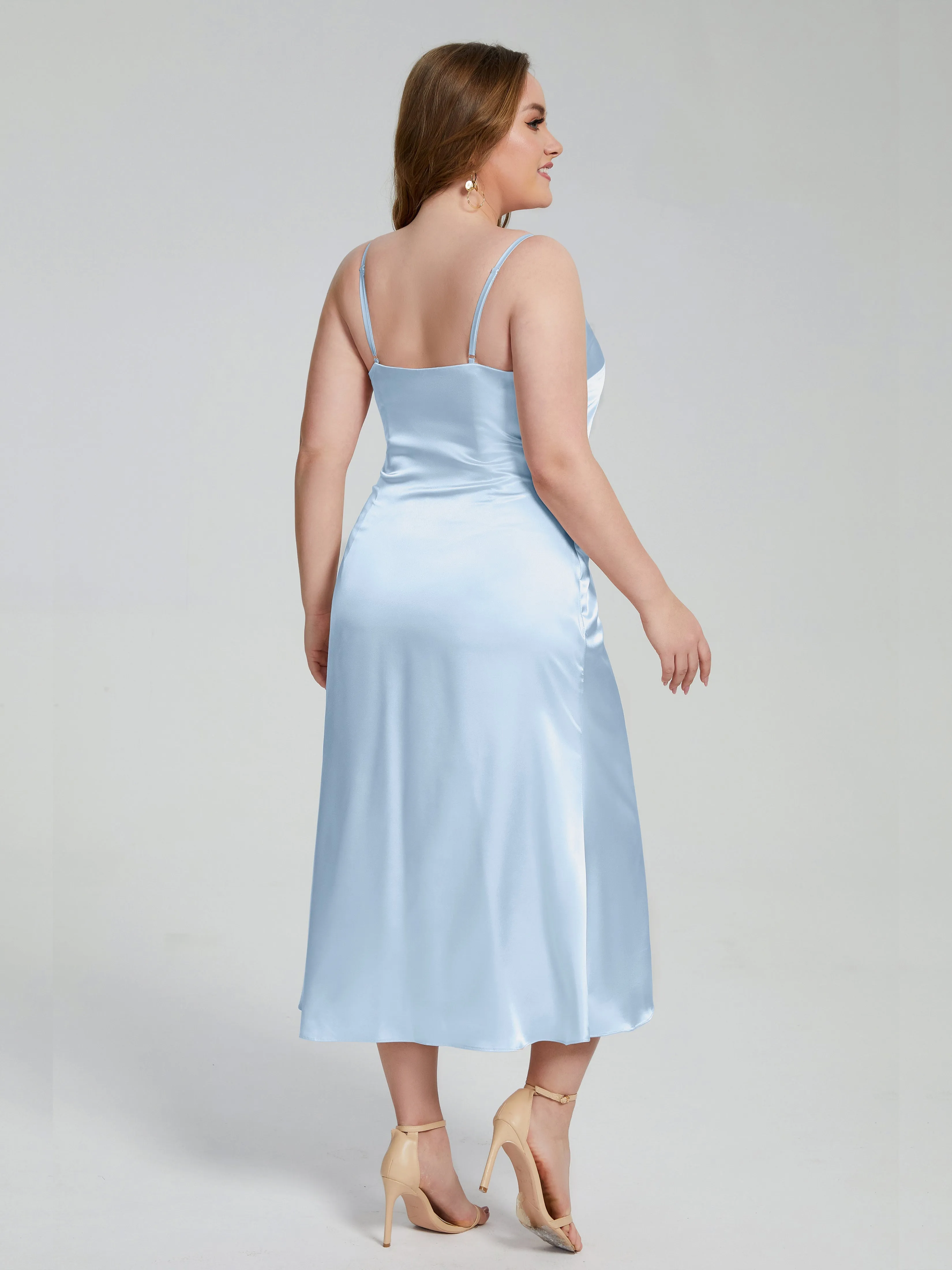 Harley Spaghetti Straps Plus Size Bridesmaid Dresses