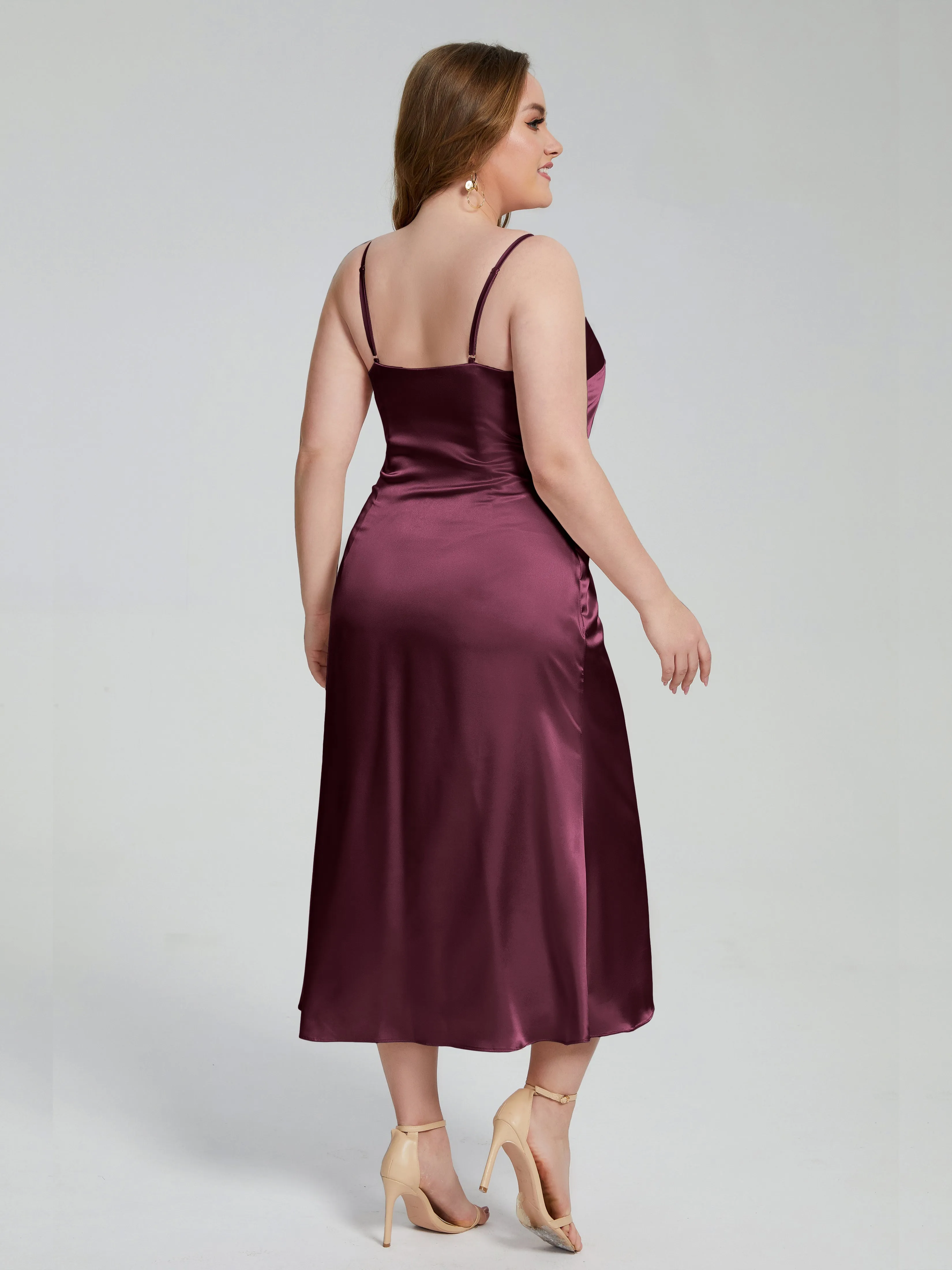 Harley Spaghetti Straps Plus Size Bridesmaid Dresses