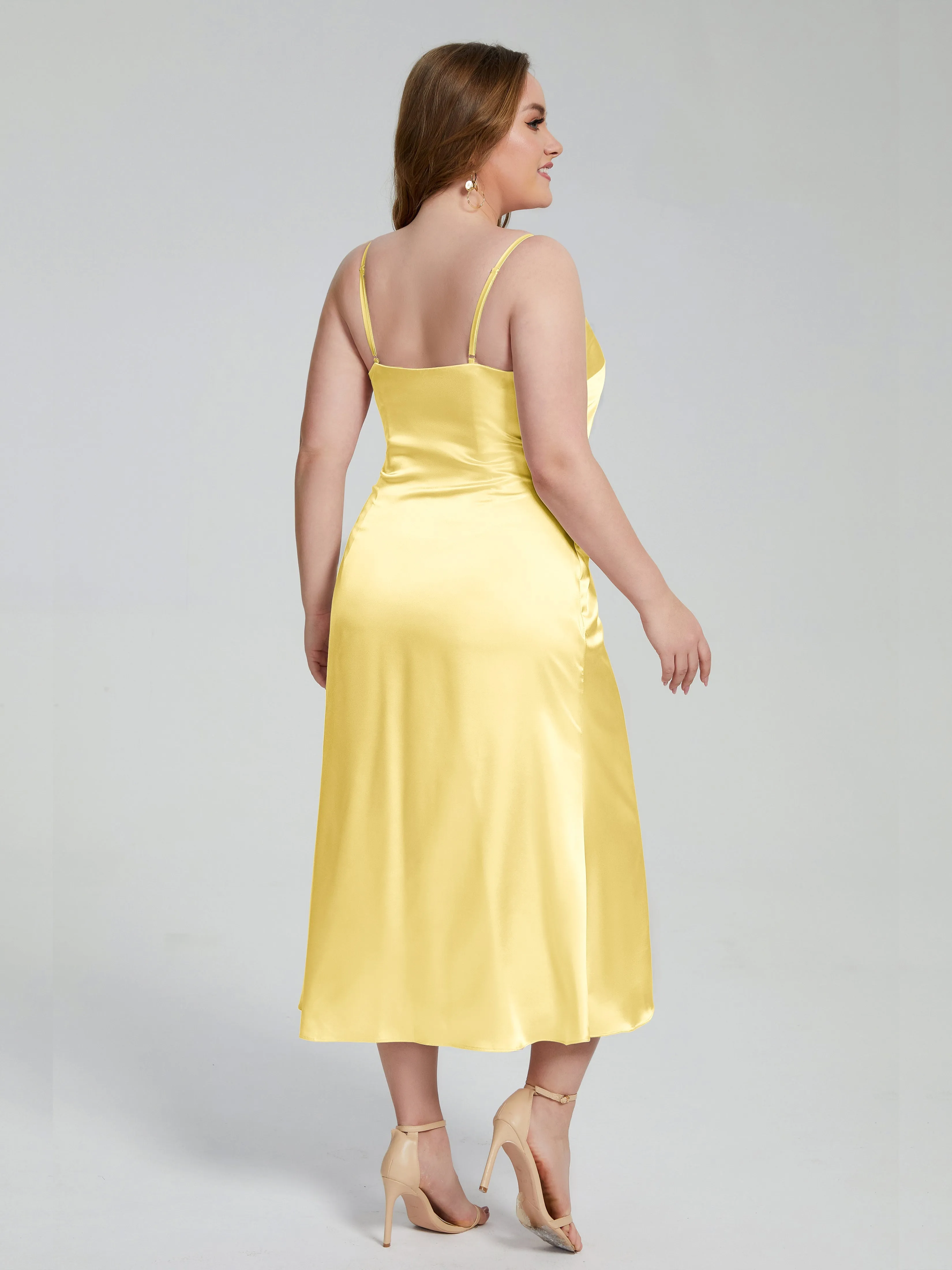 Harley Spaghetti Straps Plus Size Bridesmaid Dresses