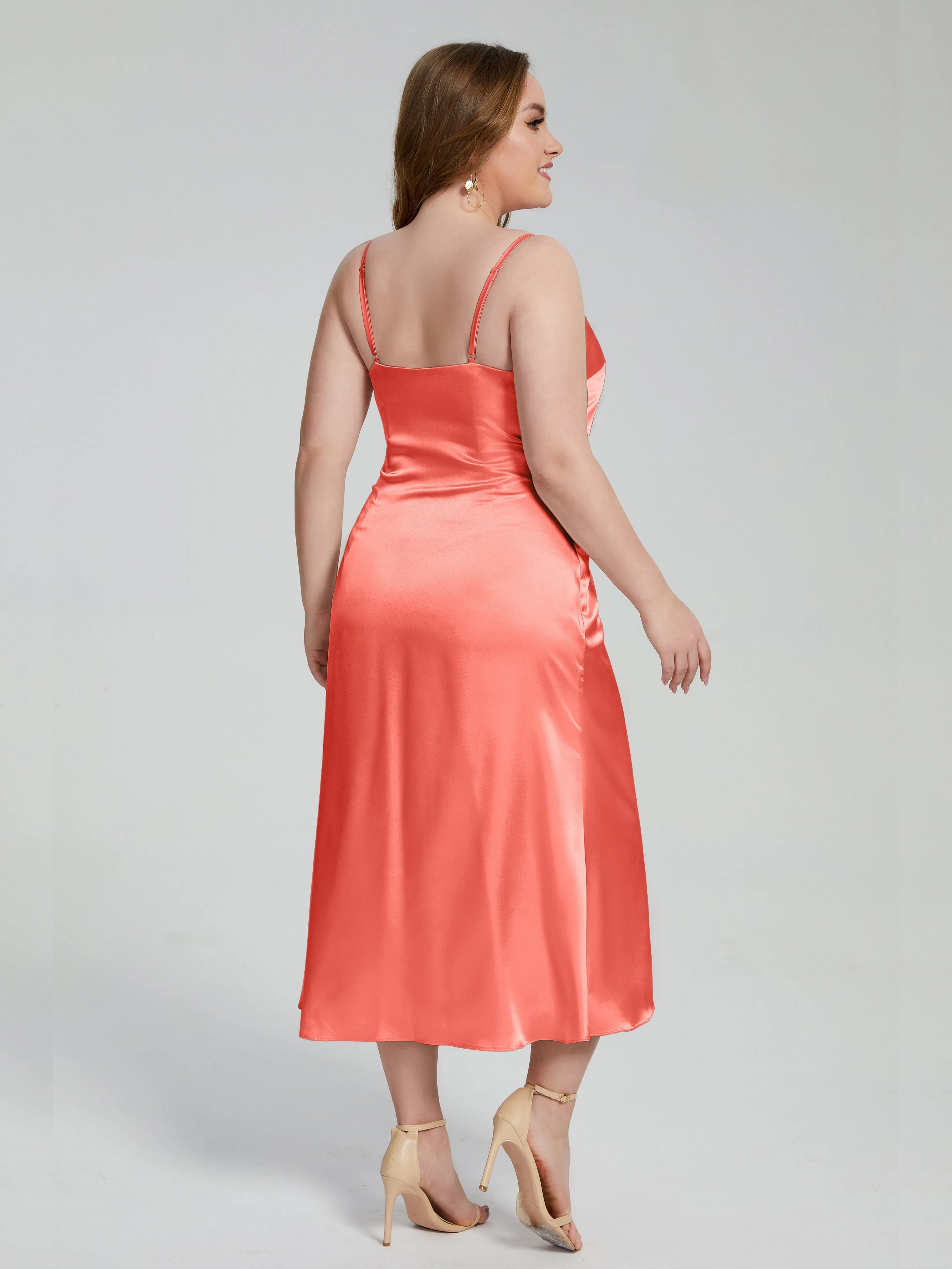 Harley Spaghetti Straps Plus Size Bridesmaid Dresses