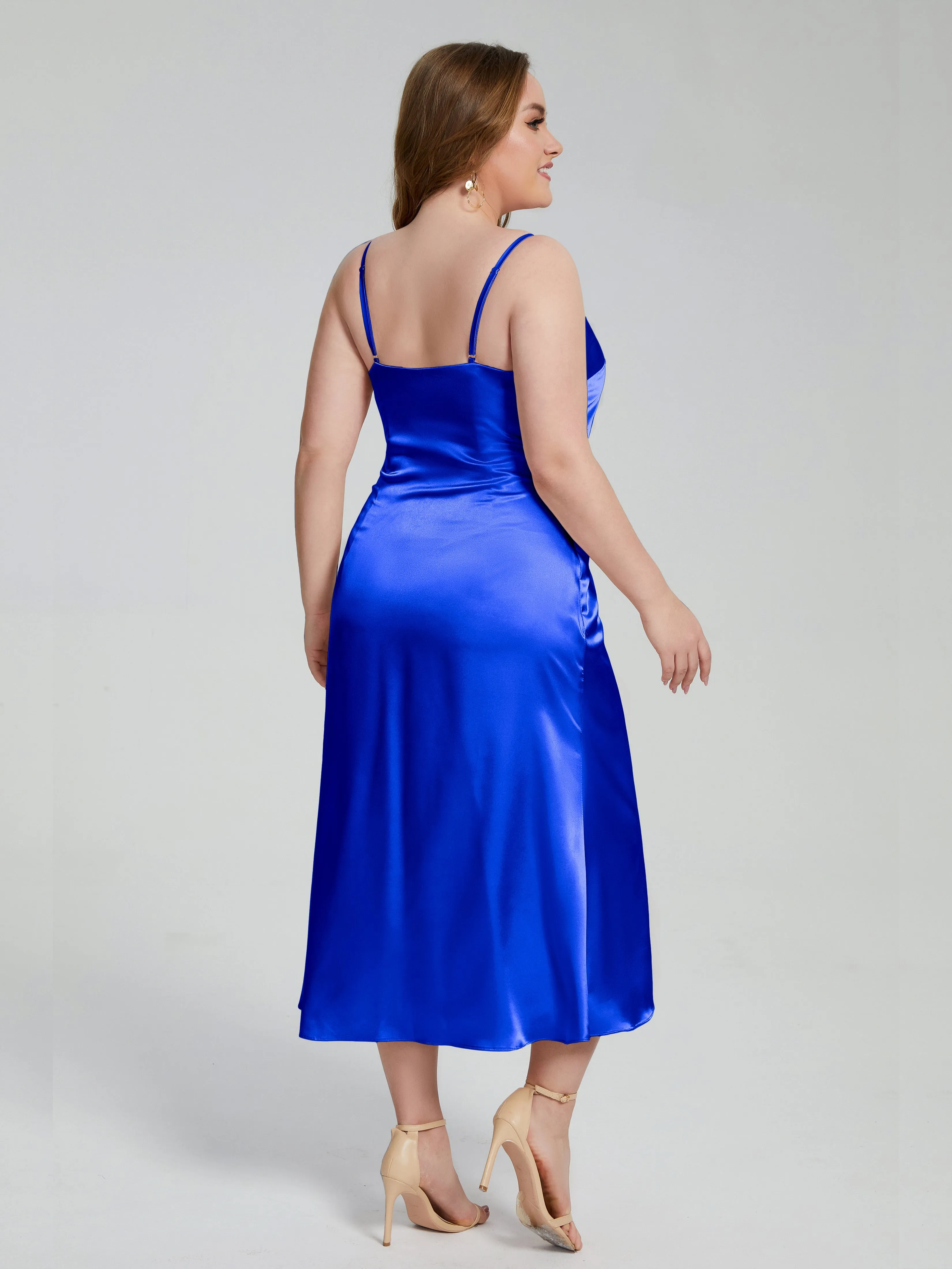 Harley Spaghetti Straps Plus Size Bridesmaid Dresses