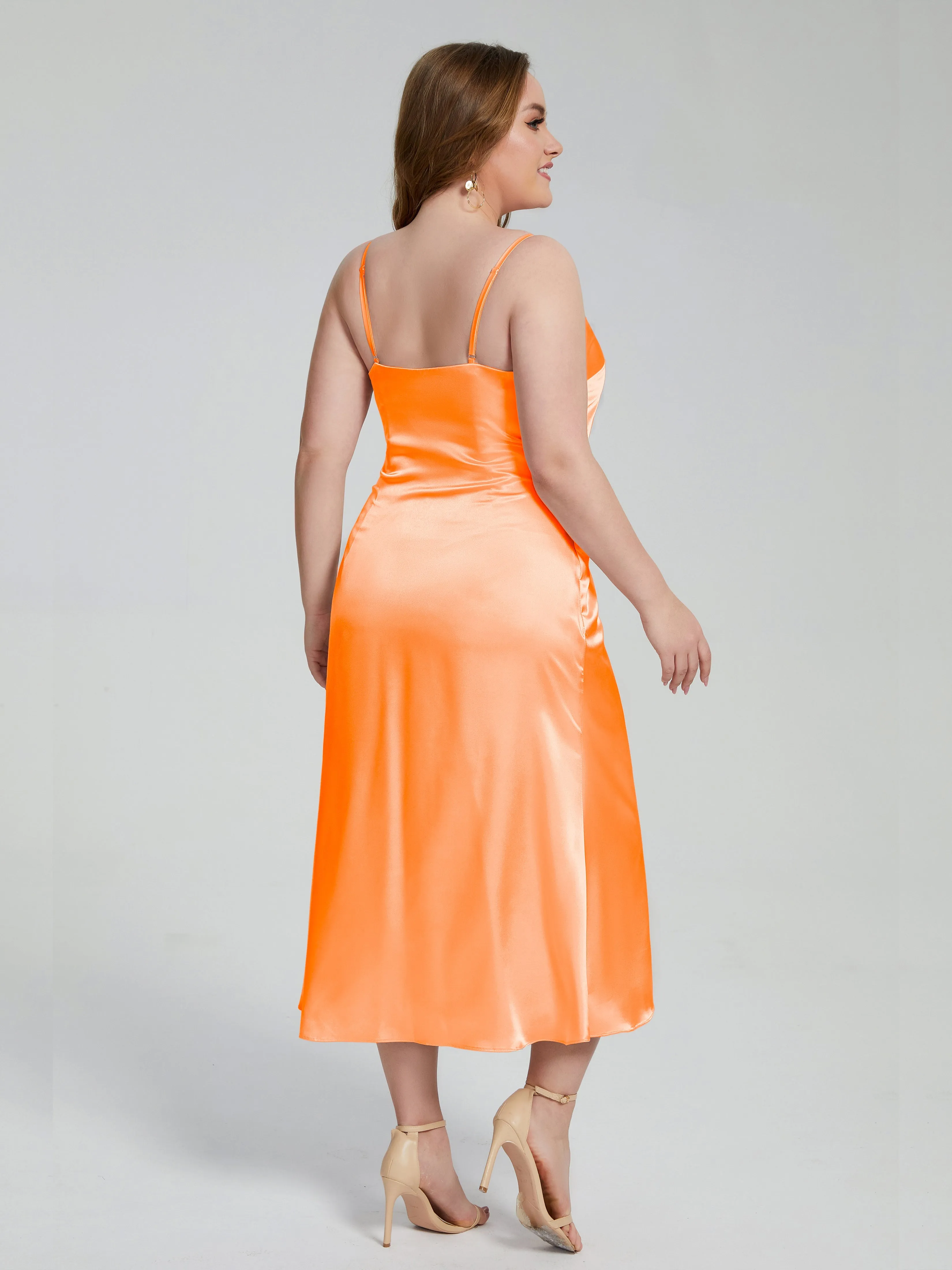 Harley Spaghetti Straps Plus Size Bridesmaid Dresses