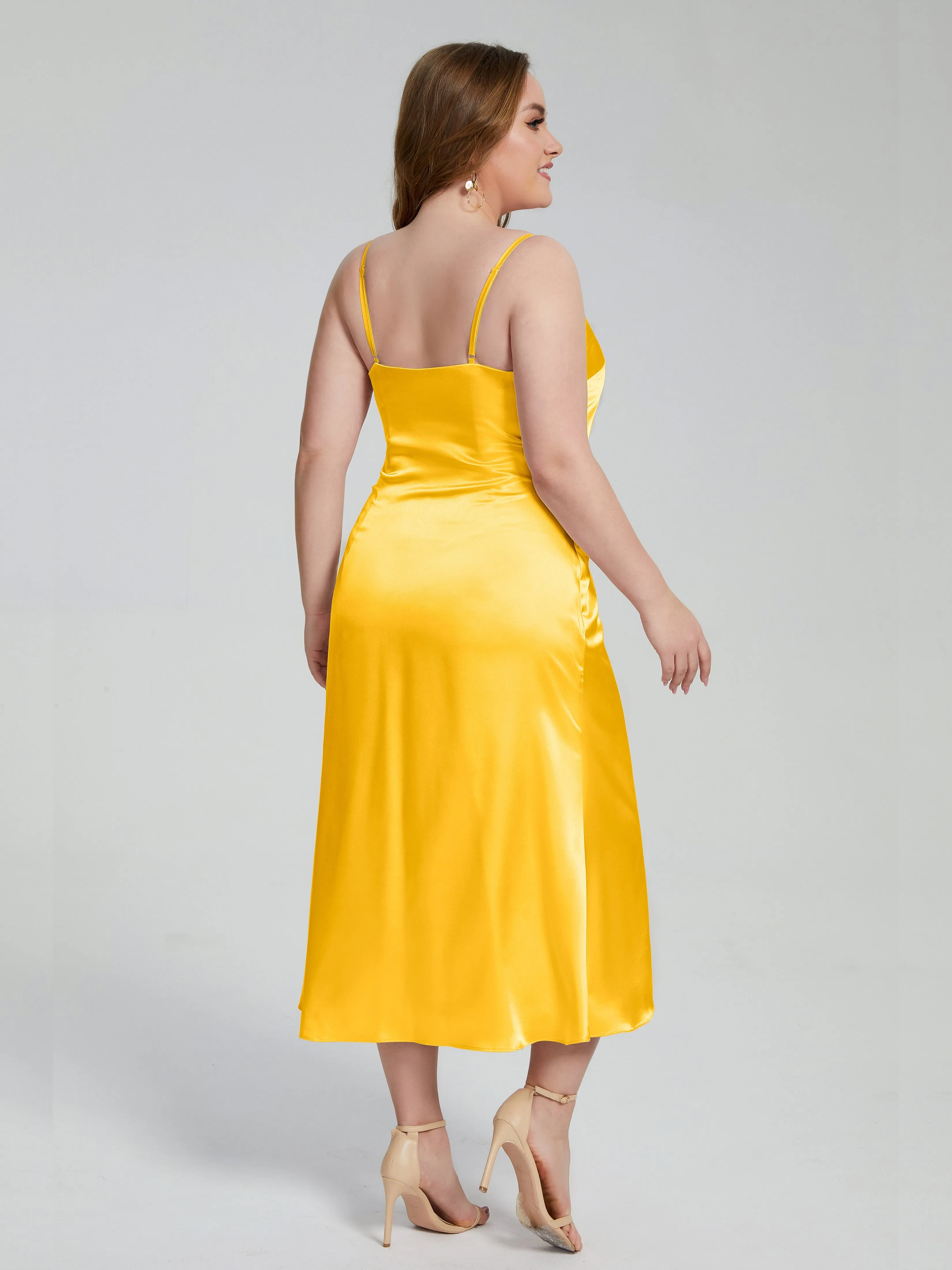 Harley Spaghetti Straps Plus Size Bridesmaid Dresses