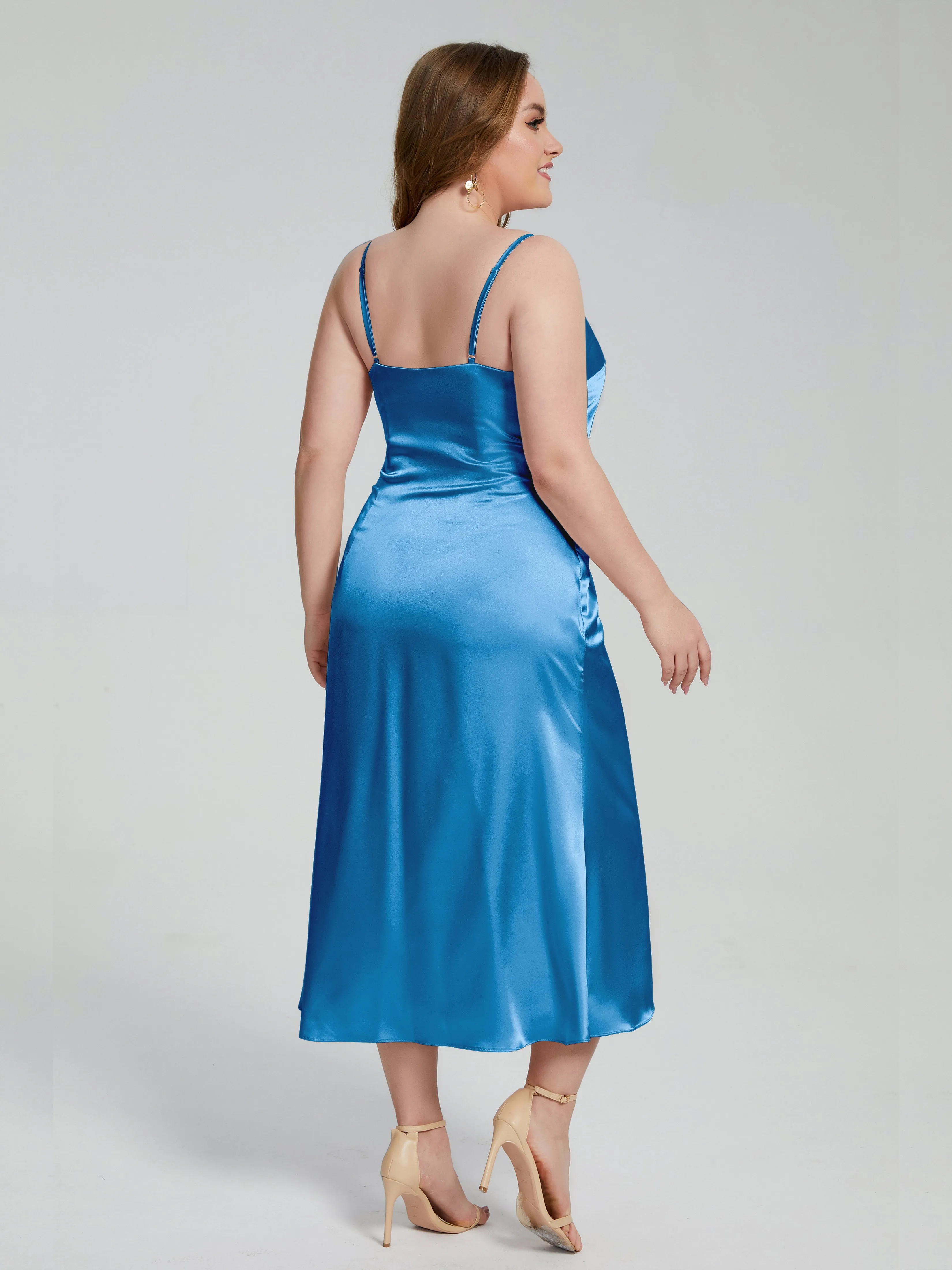 Harley Spaghetti Straps Plus Size Bridesmaid Dresses