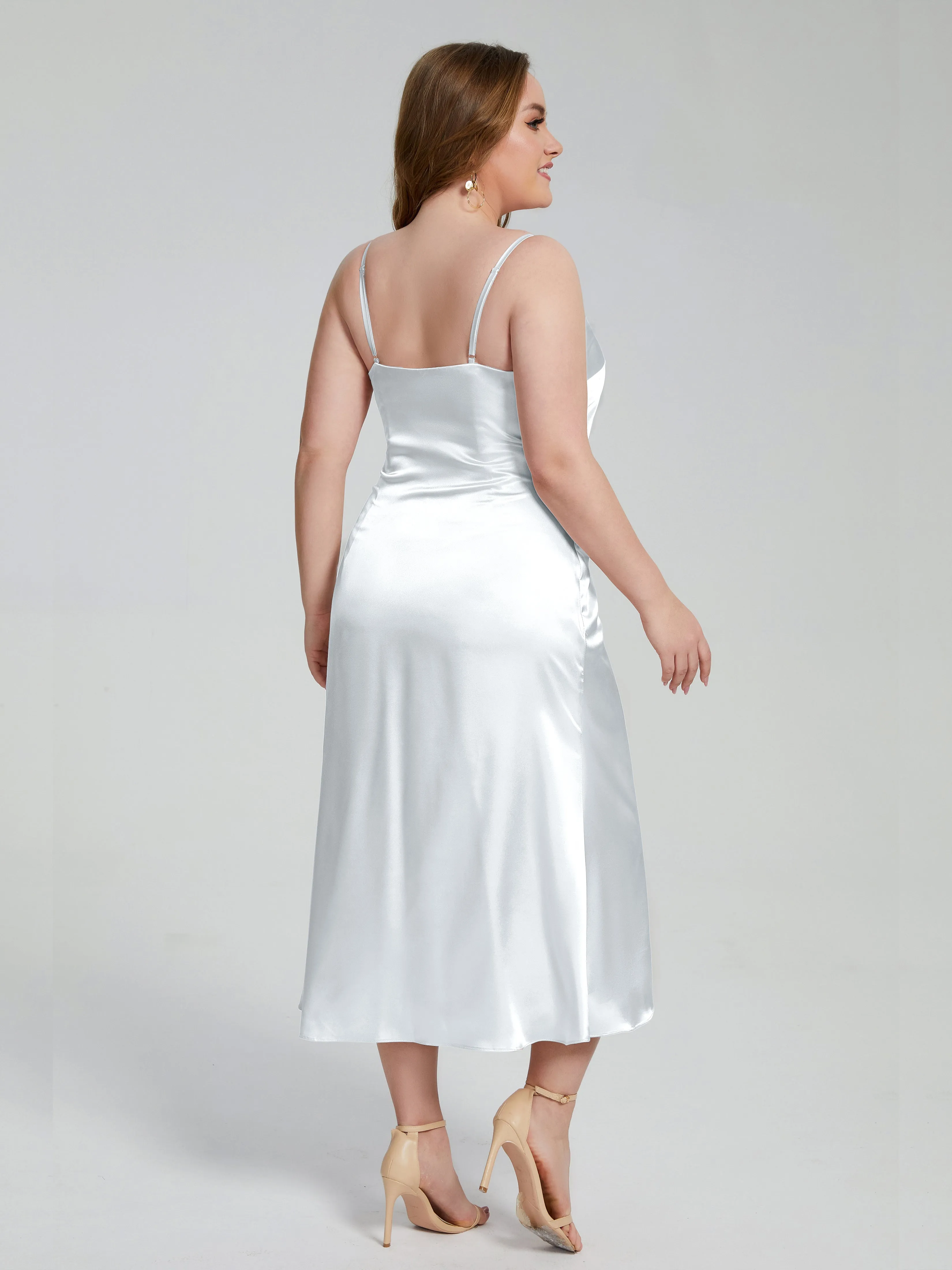 Harley Spaghetti Straps Plus Size Bridesmaid Dresses