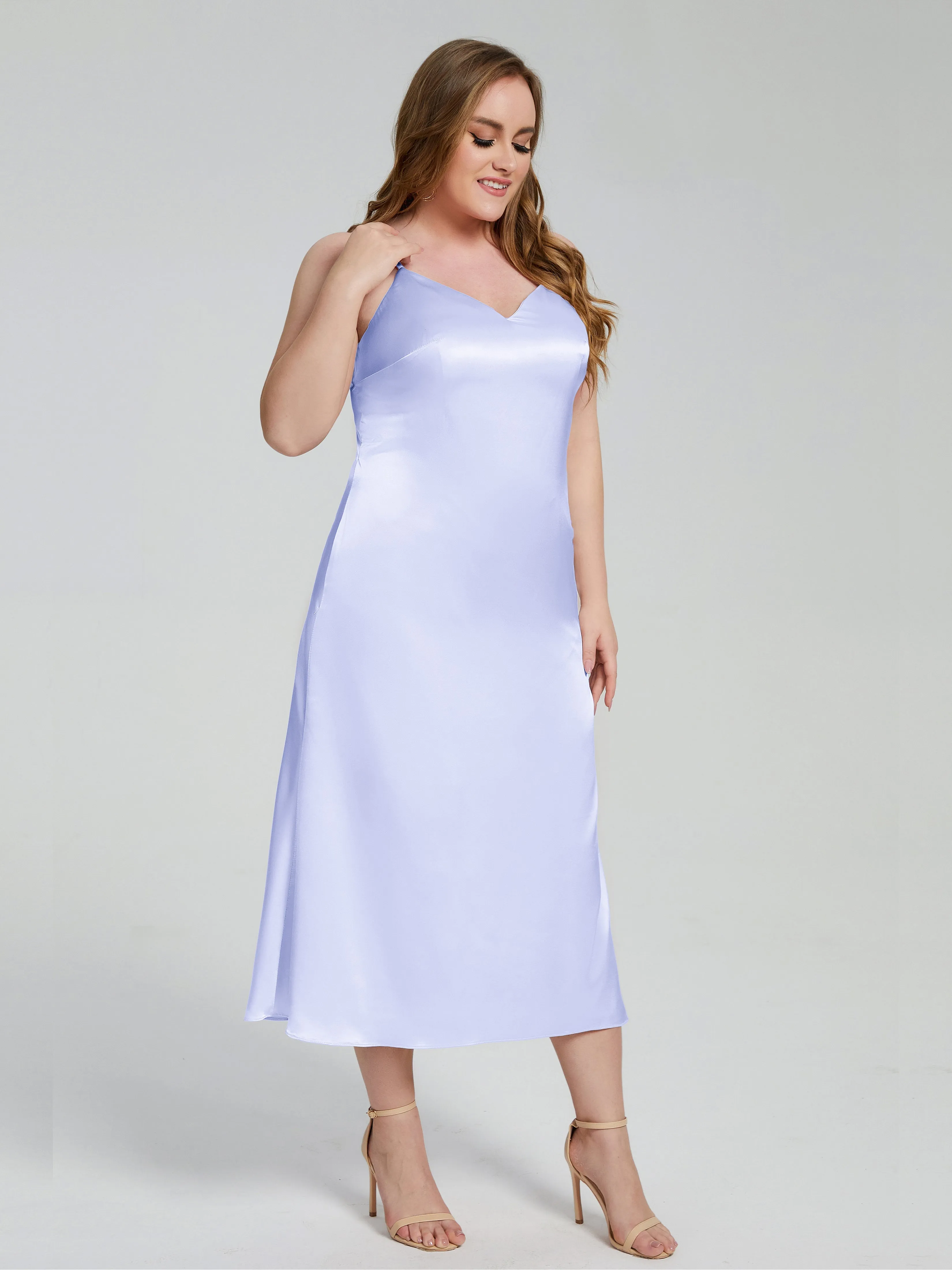 Harley Spaghetti Straps Plus Size Bridesmaid Dresses