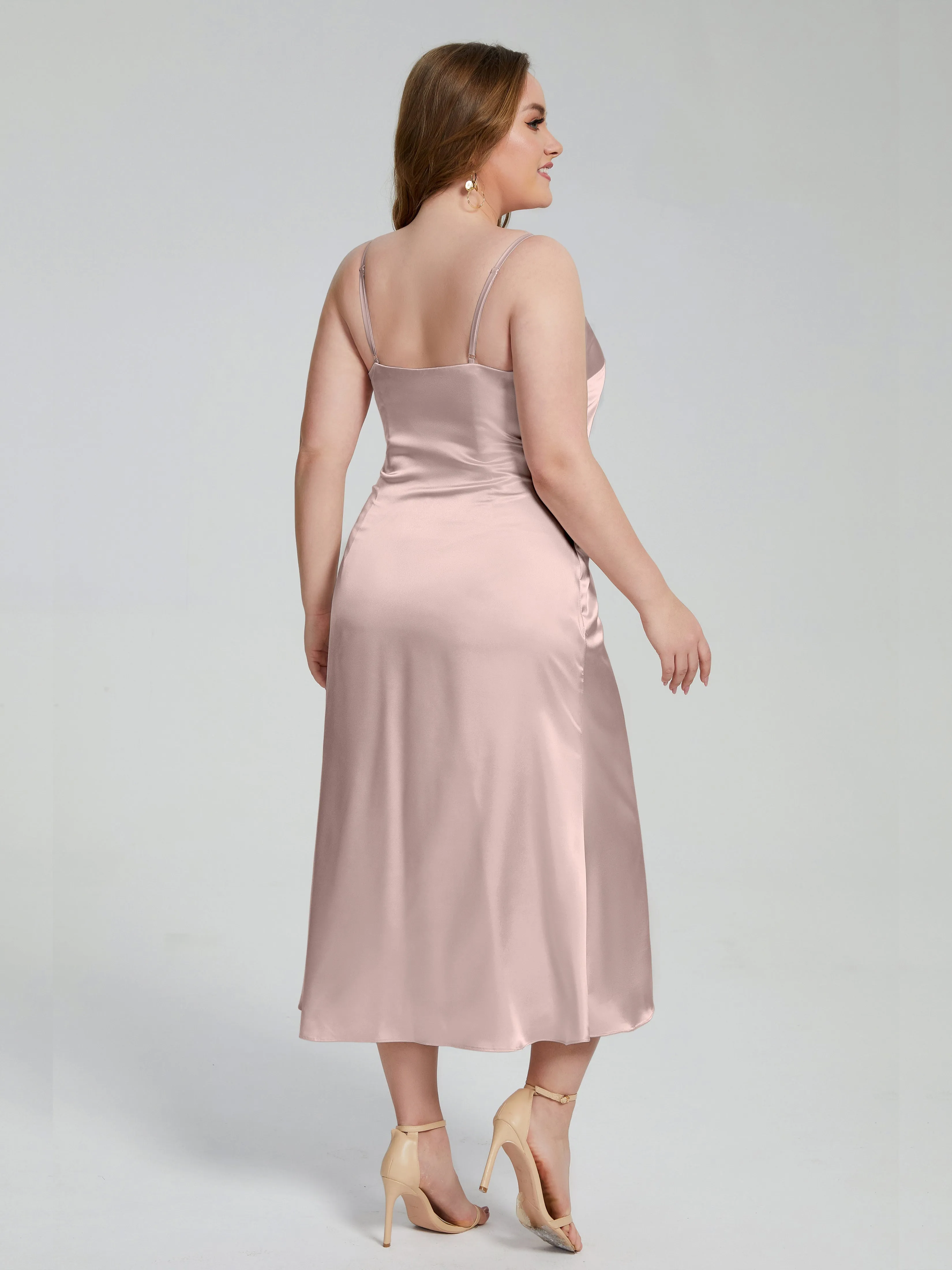 Harley Spaghetti Straps Plus Size Bridesmaid Dresses