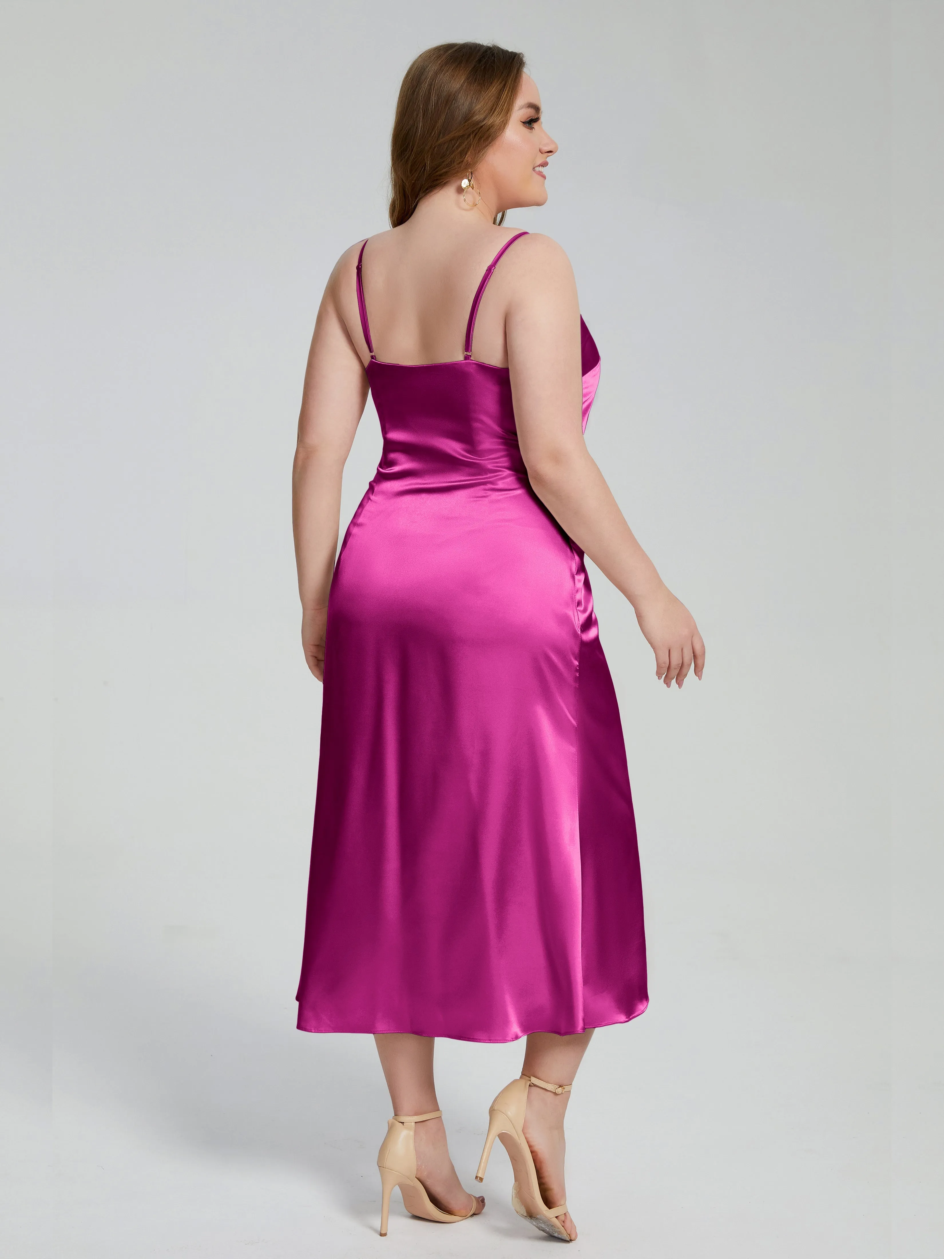 Harley Spaghetti Straps Plus Size Bridesmaid Dresses