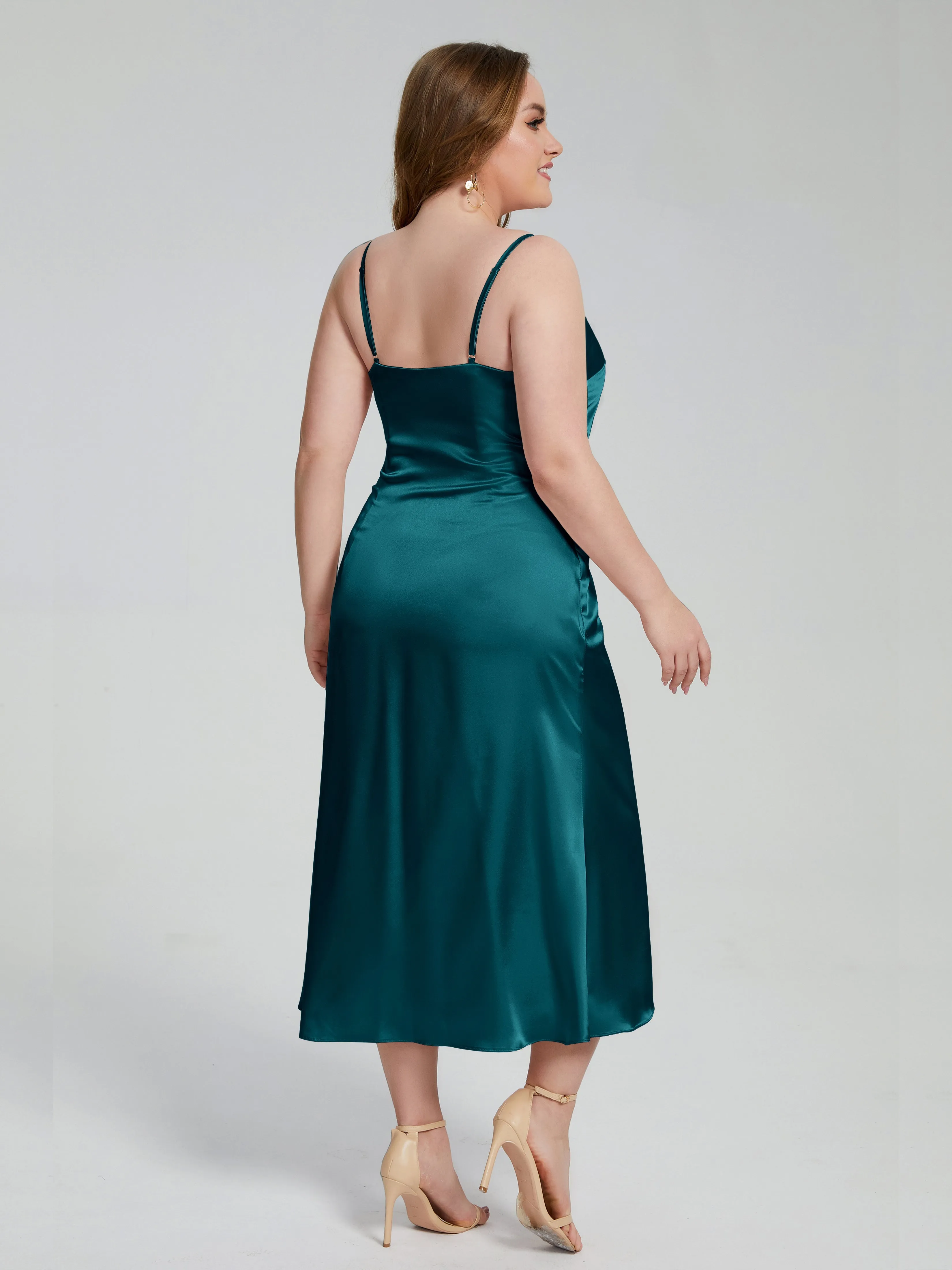 Harley Spaghetti Straps Plus Size Bridesmaid Dresses