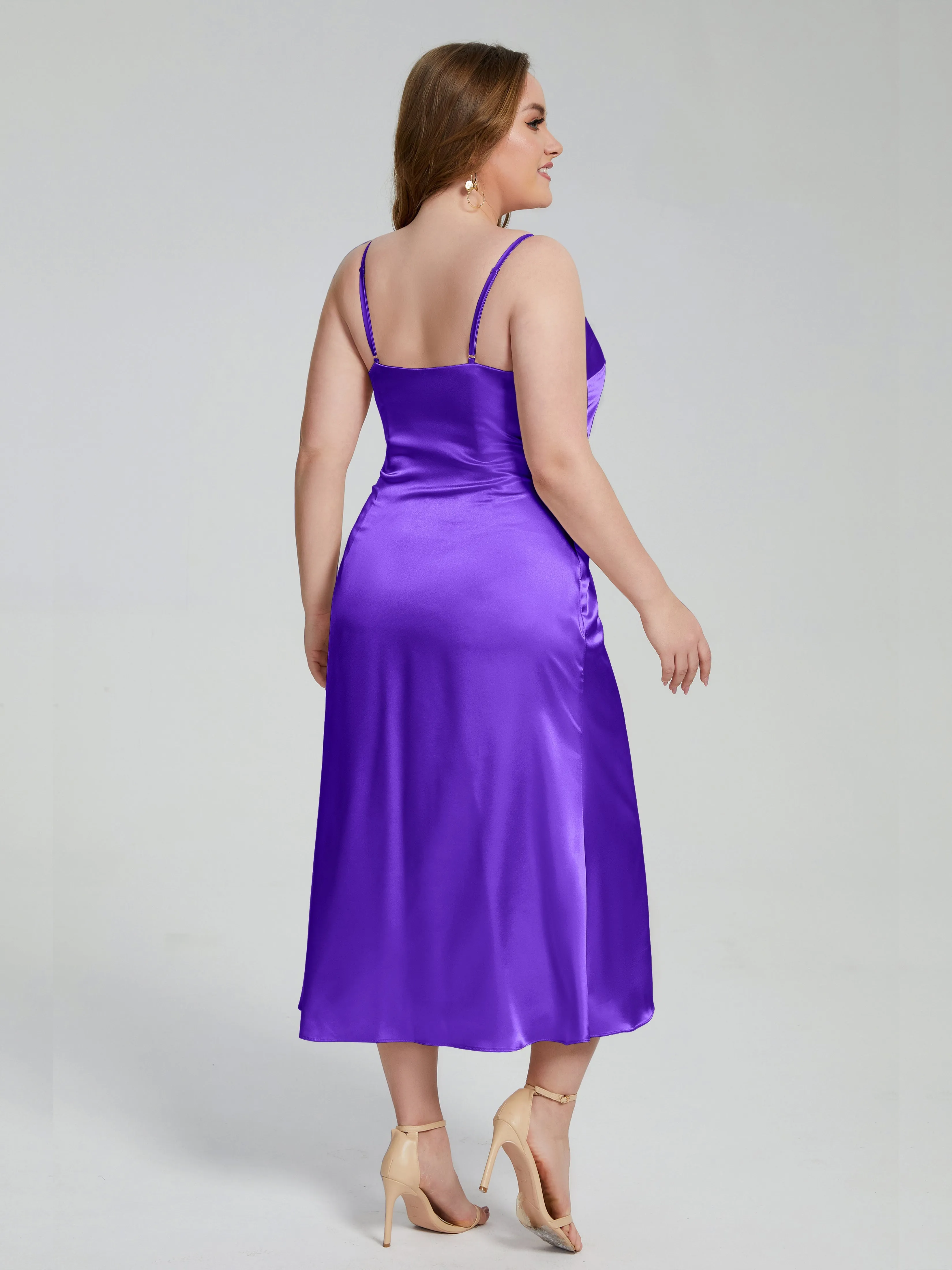 Harley Spaghetti Straps Plus Size Bridesmaid Dresses