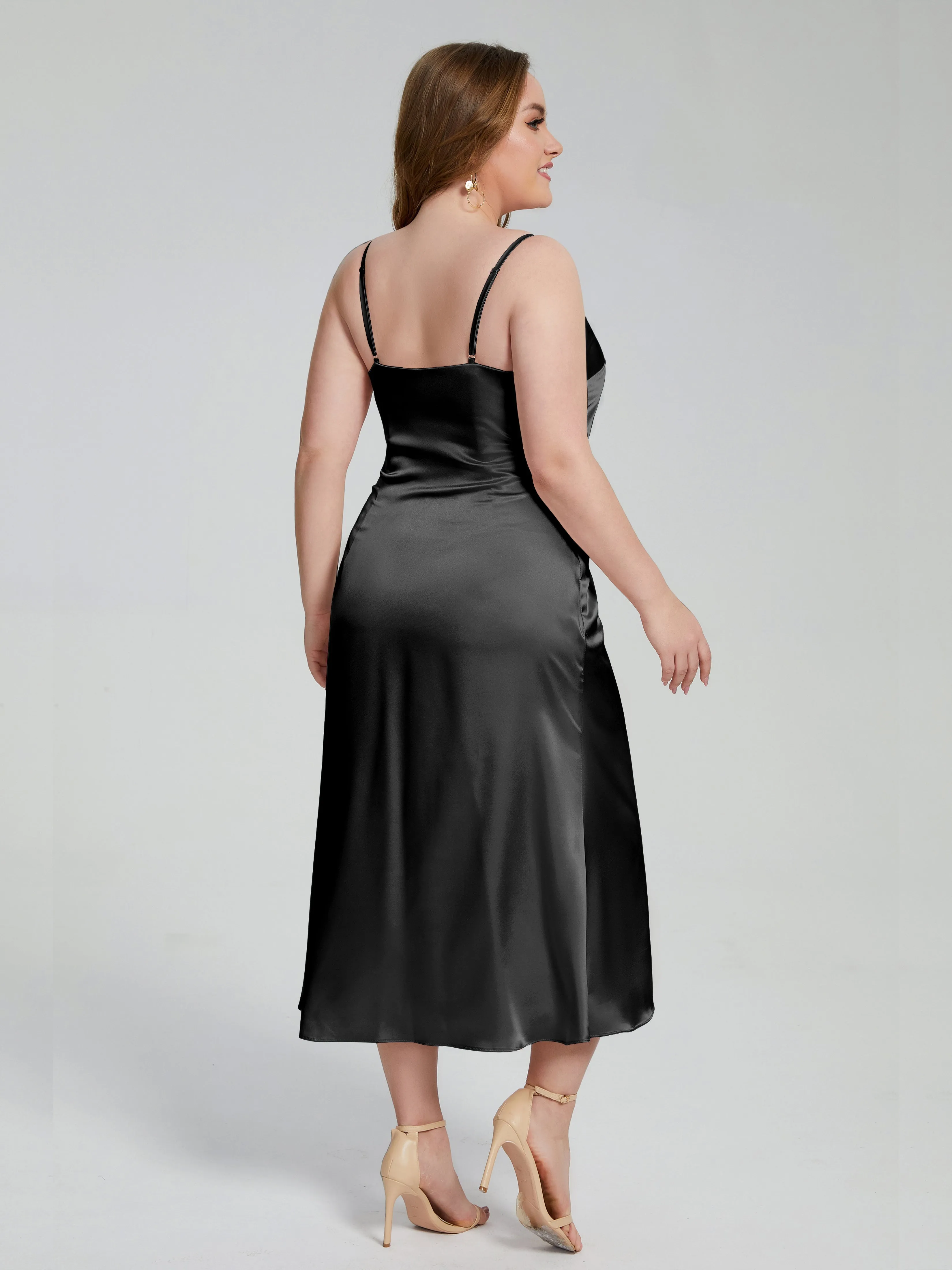 Harley Spaghetti Straps Plus Size Bridesmaid Dresses