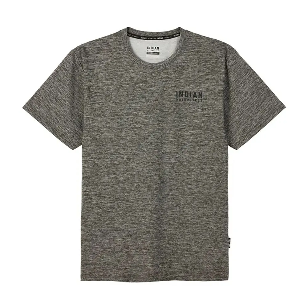Indian Motorcycle  Mens IMC 1901 Block T-Shirt Tee Lightweight Comfortable Grey