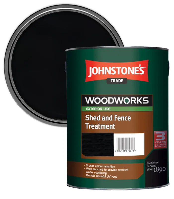 Johnstone's Trade Woodworks Shed and Fence Treatment - 5 Litre