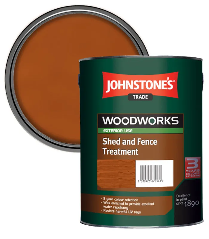 Johnstone's Trade Woodworks Shed and Fence Treatment - 5 Litre