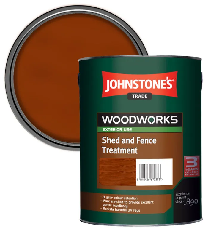 Johnstone's Trade Woodworks Shed and Fence Treatment - 5 Litre
