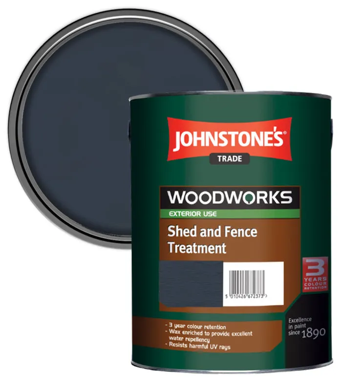 Johnstone's Trade Woodworks Shed and Fence Treatment - 5 Litre