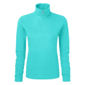 Manbi Womens Microfleece Zip Aqua