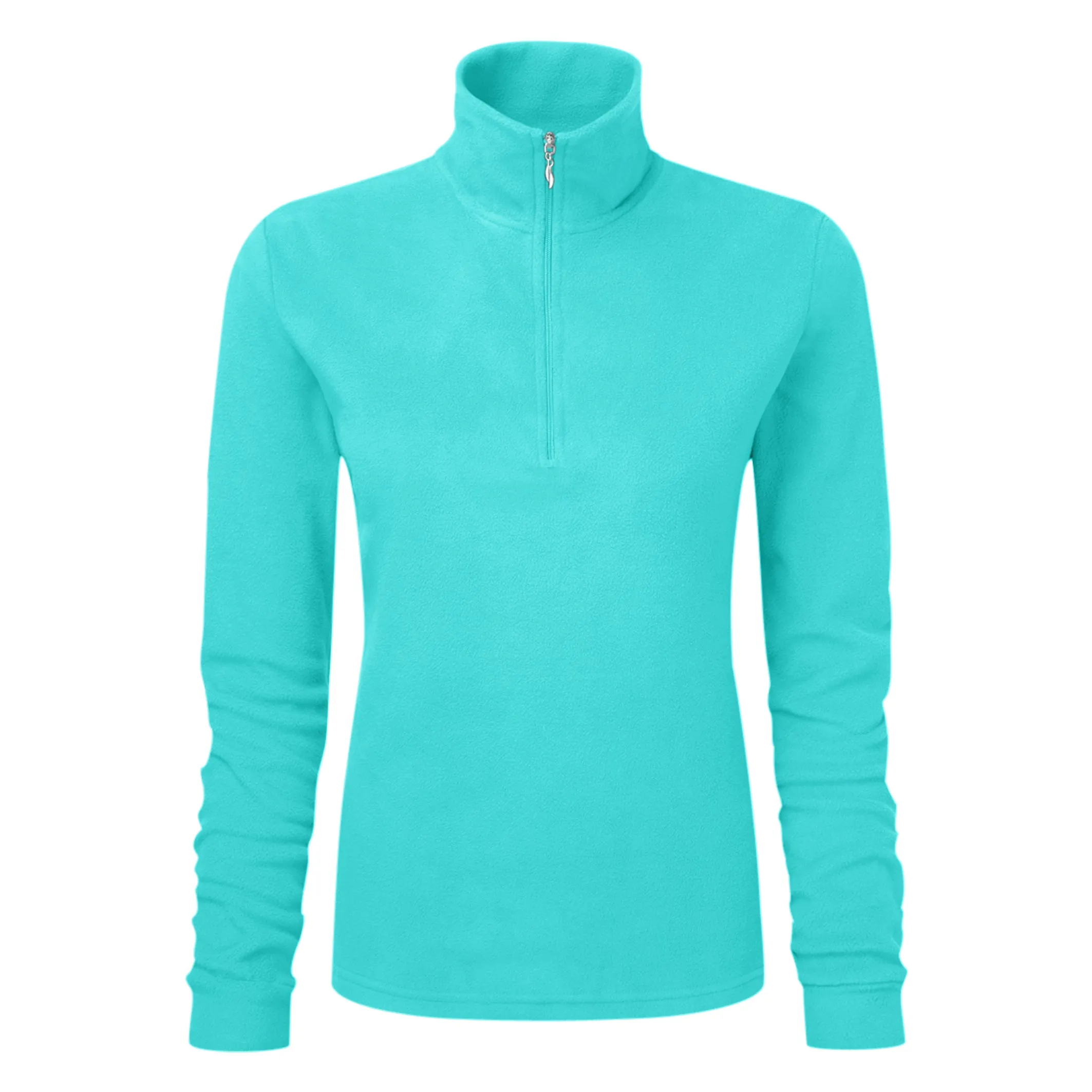 Manbi Womens Microfleece Zip Aqua