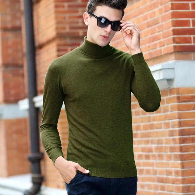 Men's Sweaters / Winter Turtleneck Cashmere Sweaters