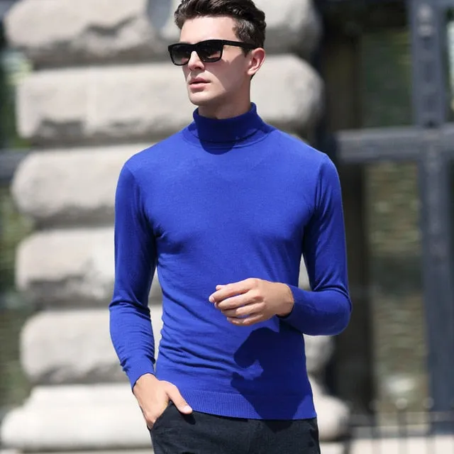 Men's Sweaters / Winter Turtleneck Cashmere Sweaters