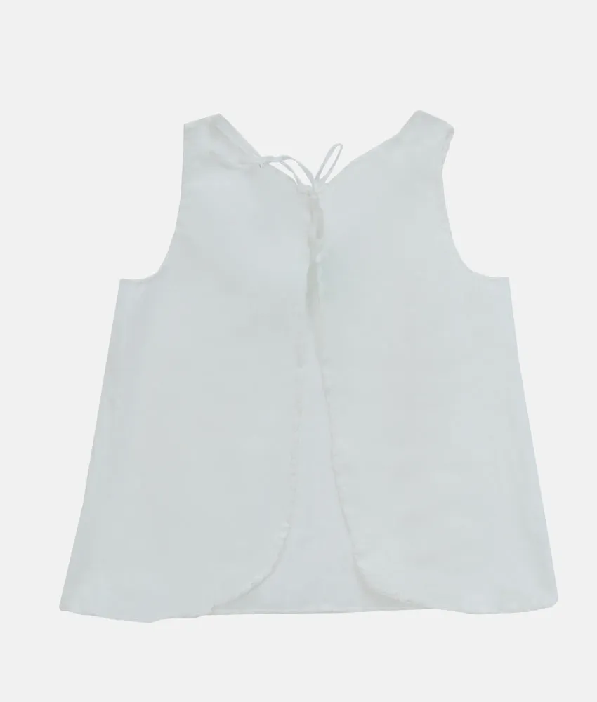 Mia Baby Shirt - Blue Flowers