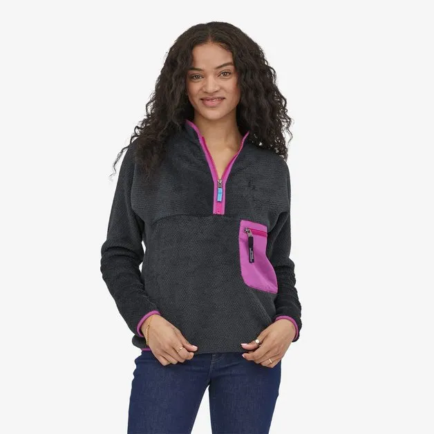 Patagonia W's Re-Tool 1/2 Zip P/O Jacket-Pitch Blue