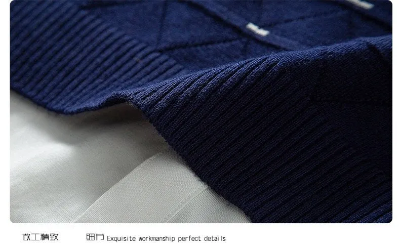 Premium V-Neck Ribbed Sweater