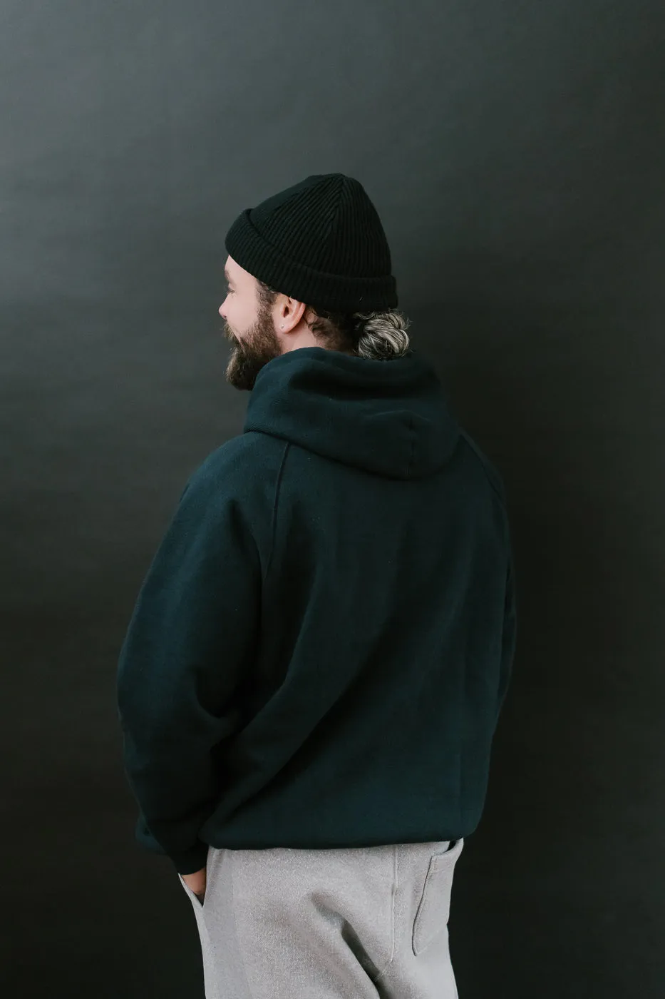 Pullover Hoodie 876gsm Double Heavyweight French Terry - Navy