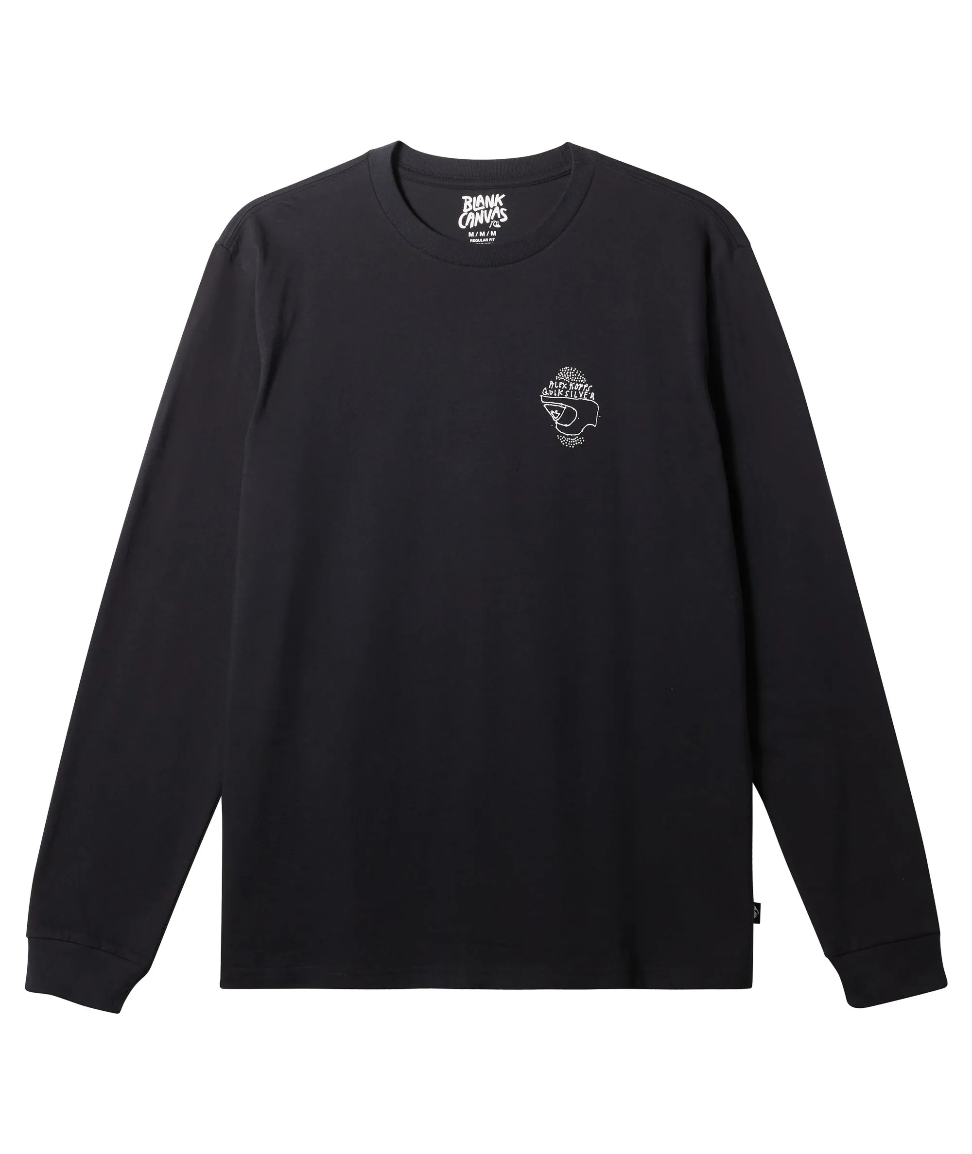 Quiksilver Mens Alex Kopps Can Graphic Print Long Sleeve T-Shirt