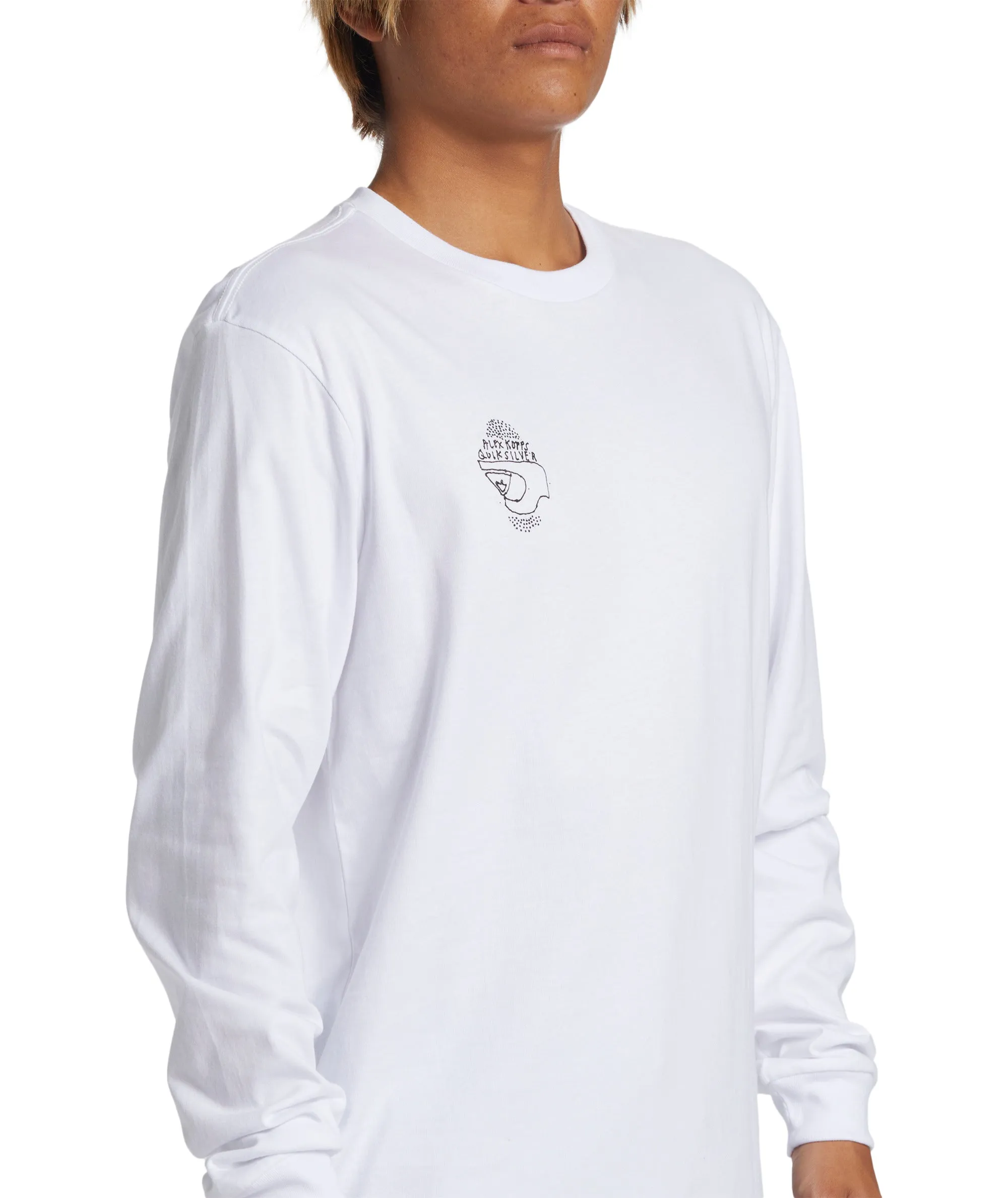 Quiksilver Mens Alex Kopps Can Graphic Print Long Sleeve T-Shirt
