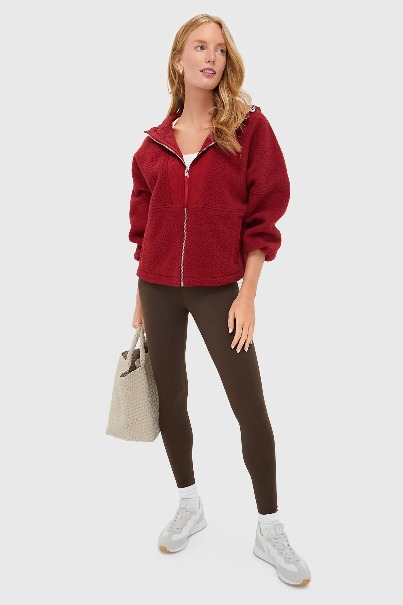Red Dahlia Richfield Quilt Fleece Combo
