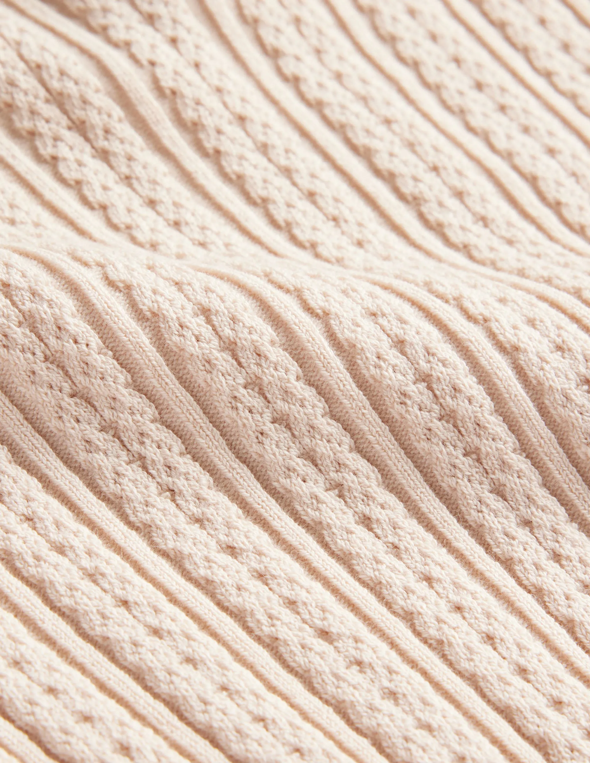 Ribbed Pointelle Top-Rope