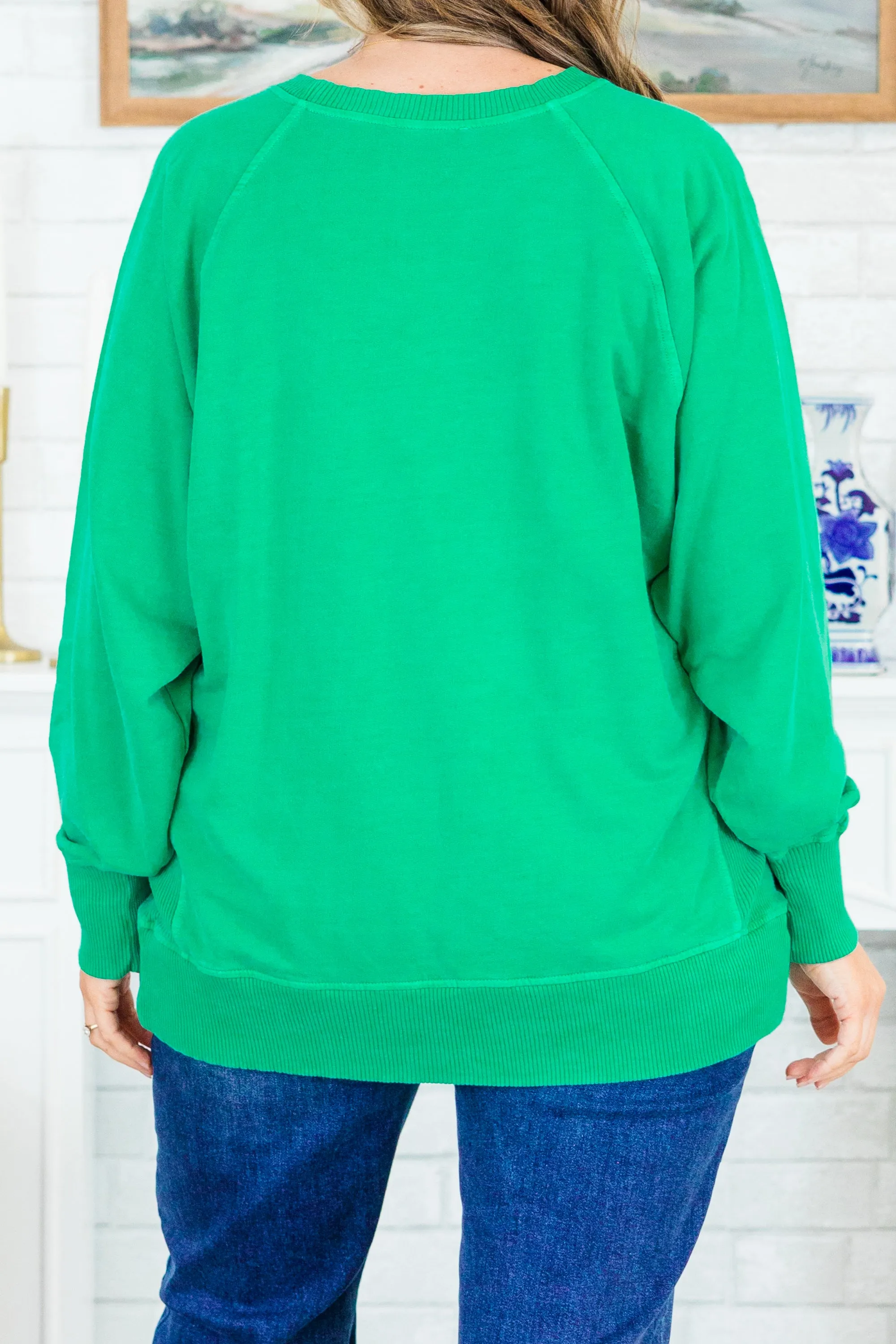 Soft Touch Pullover, Forest
