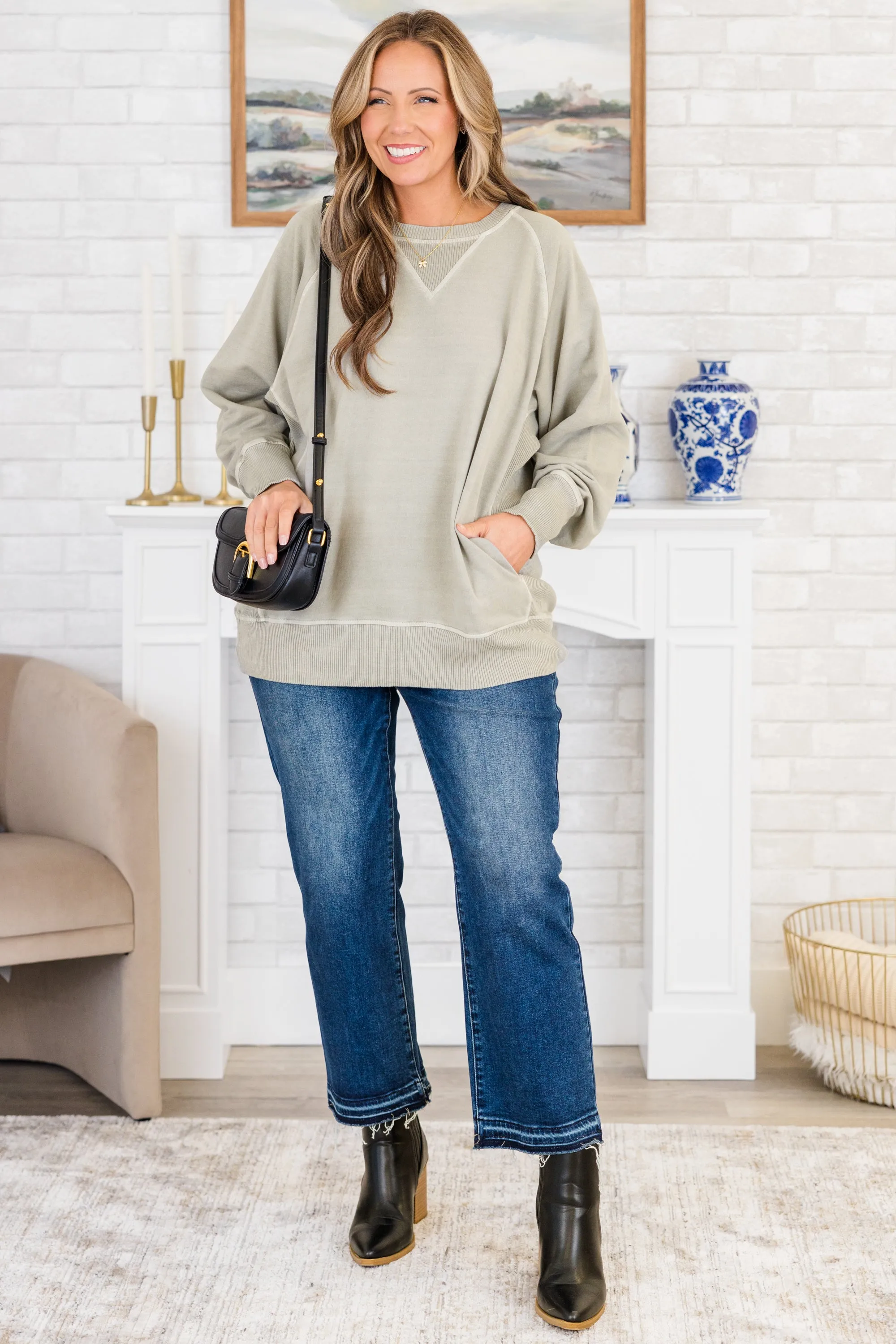 Soft Touch Pullover, Sleet
