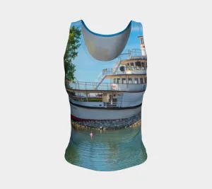 Women's All-Over Fitted Regular Tank Top - SS Sicamous